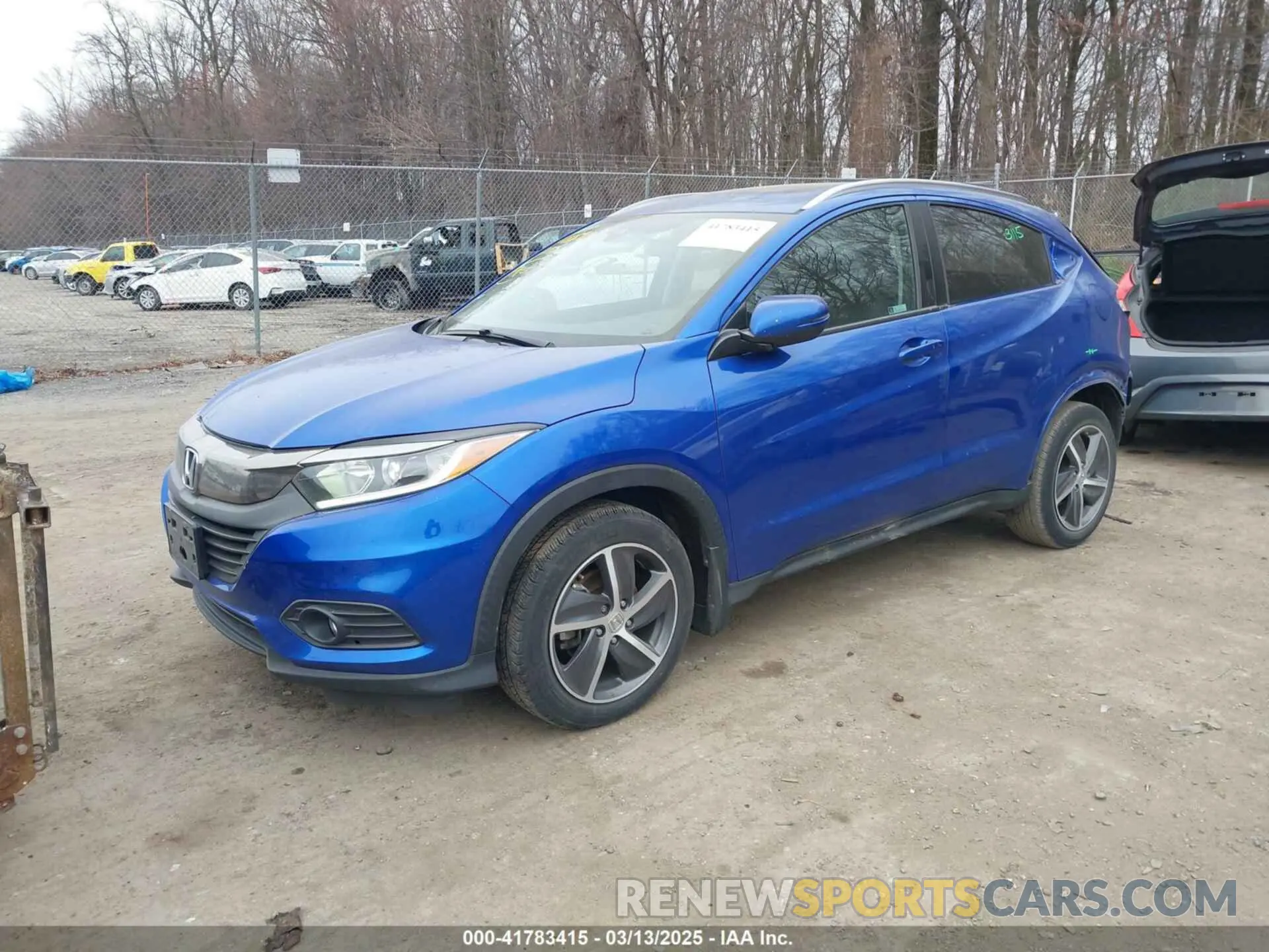 2 fotografías del automóvil dañado 3CZRU6H54MM718761 HONDA HR-V 2021