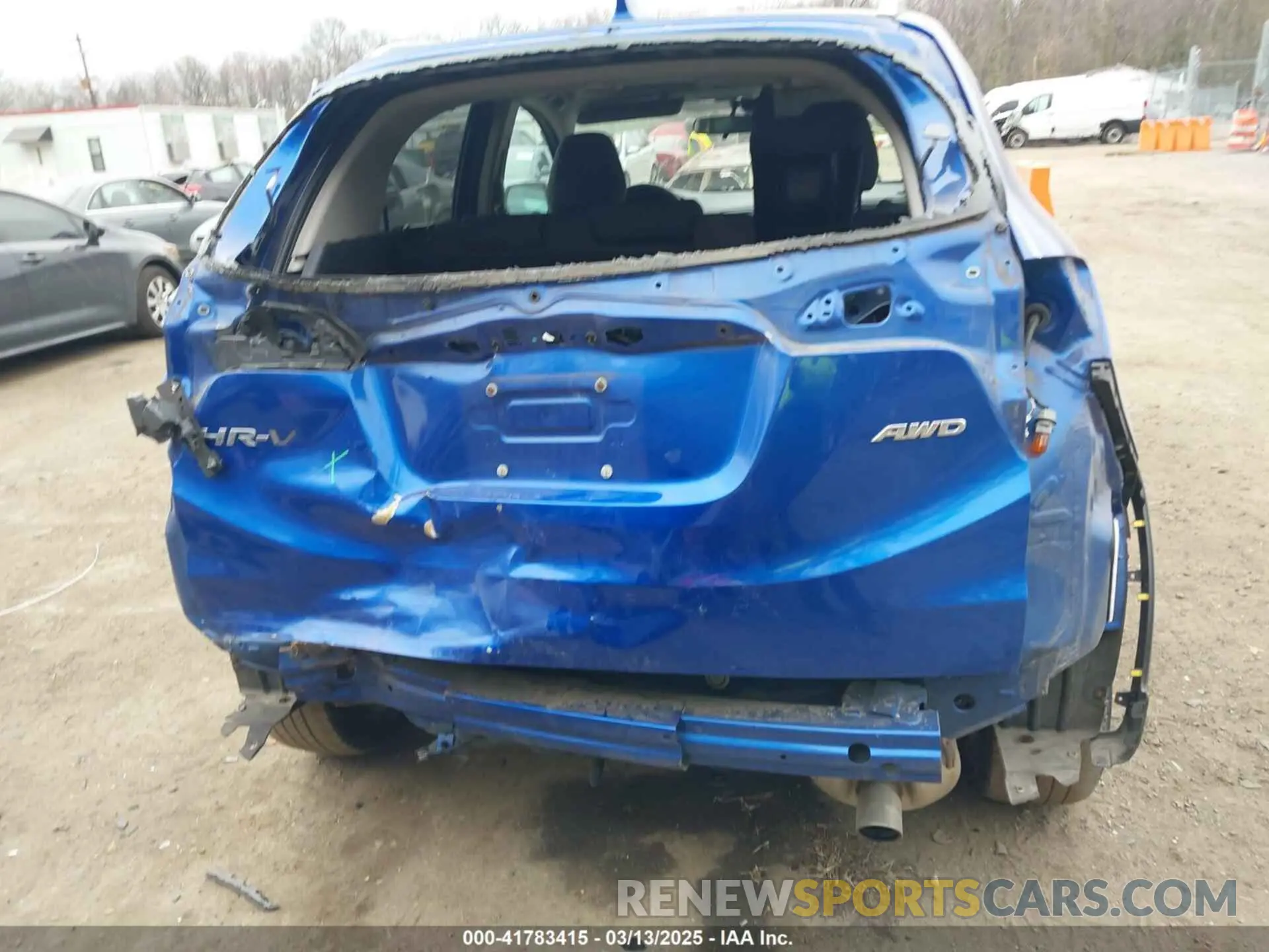 6 fotografías del automóvil dañado 3CZRU6H54MM718761 HONDA HR-V 2021