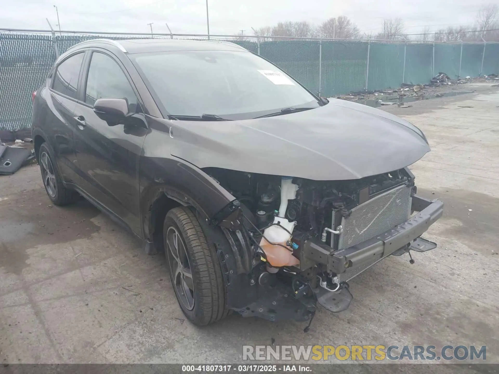1 fotografías del automóvil dañado 3CZRU6H54MM726181 HONDA HR-V 2021
