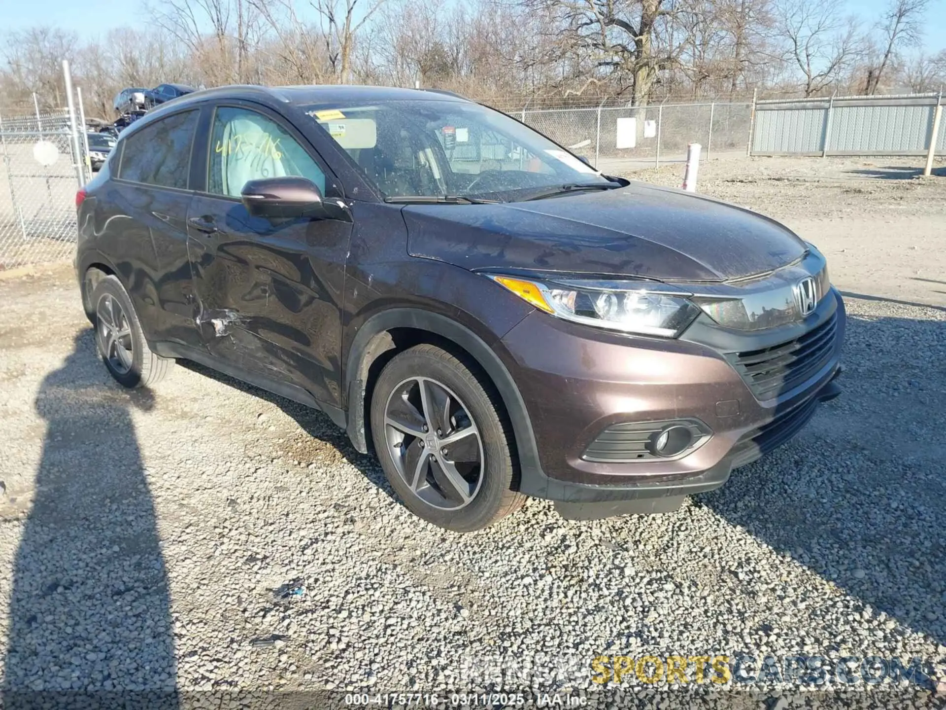 1 fotografías del automóvil dañado 3CZRU6H54MM748522 HONDA HR-V 2021
