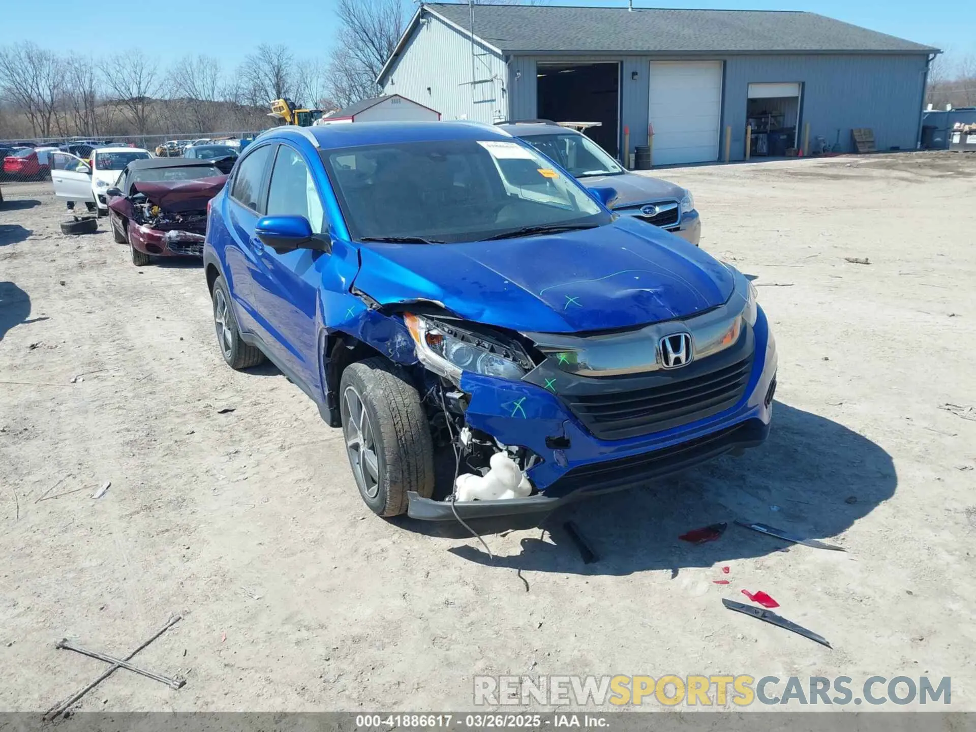 1 fotografías del automóvil dañado 3CZRU6H56MM734783 HONDA HR-V 2021