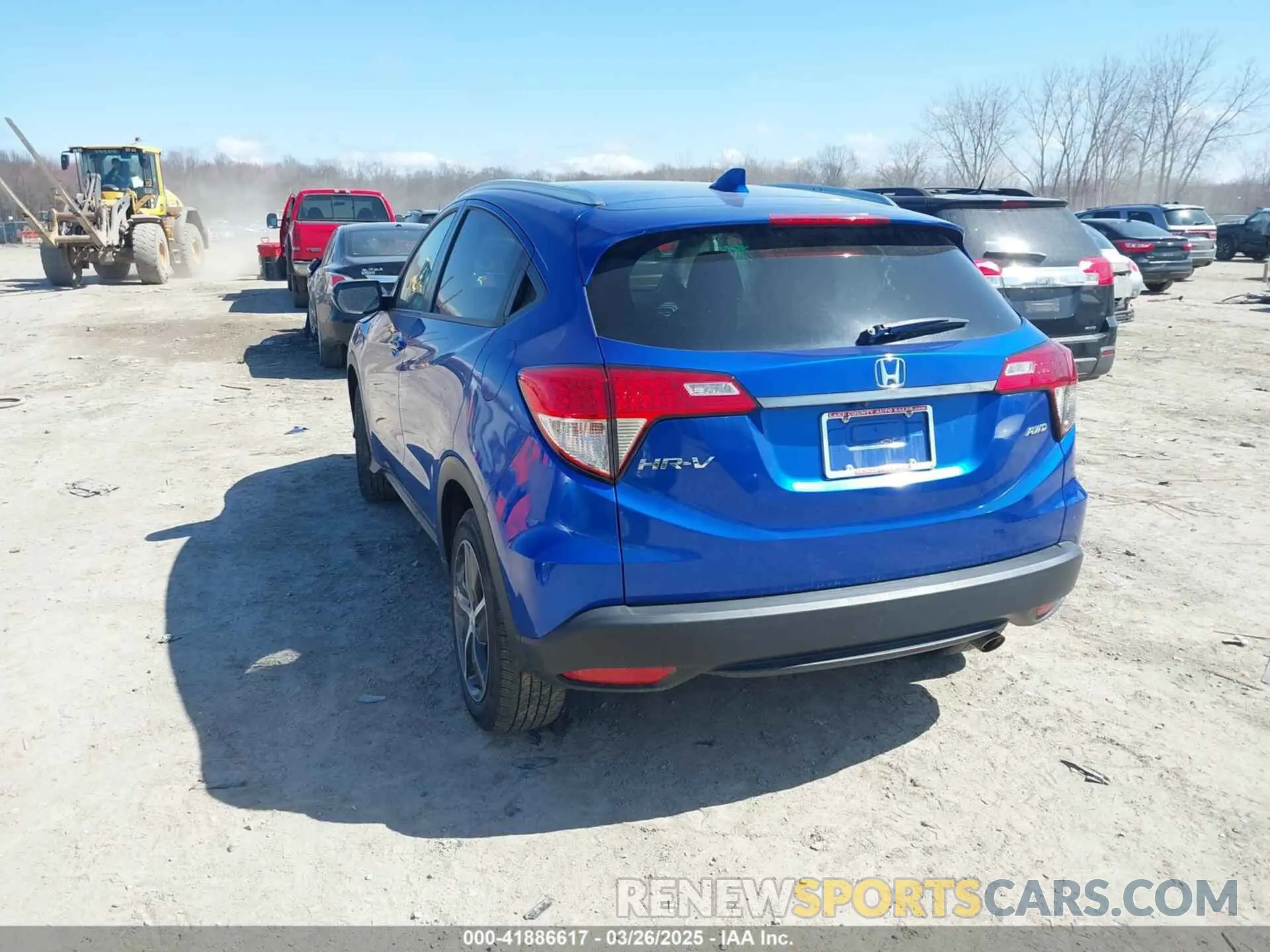 3 fotografías del automóvil dañado 3CZRU6H56MM734783 HONDA HR-V 2021