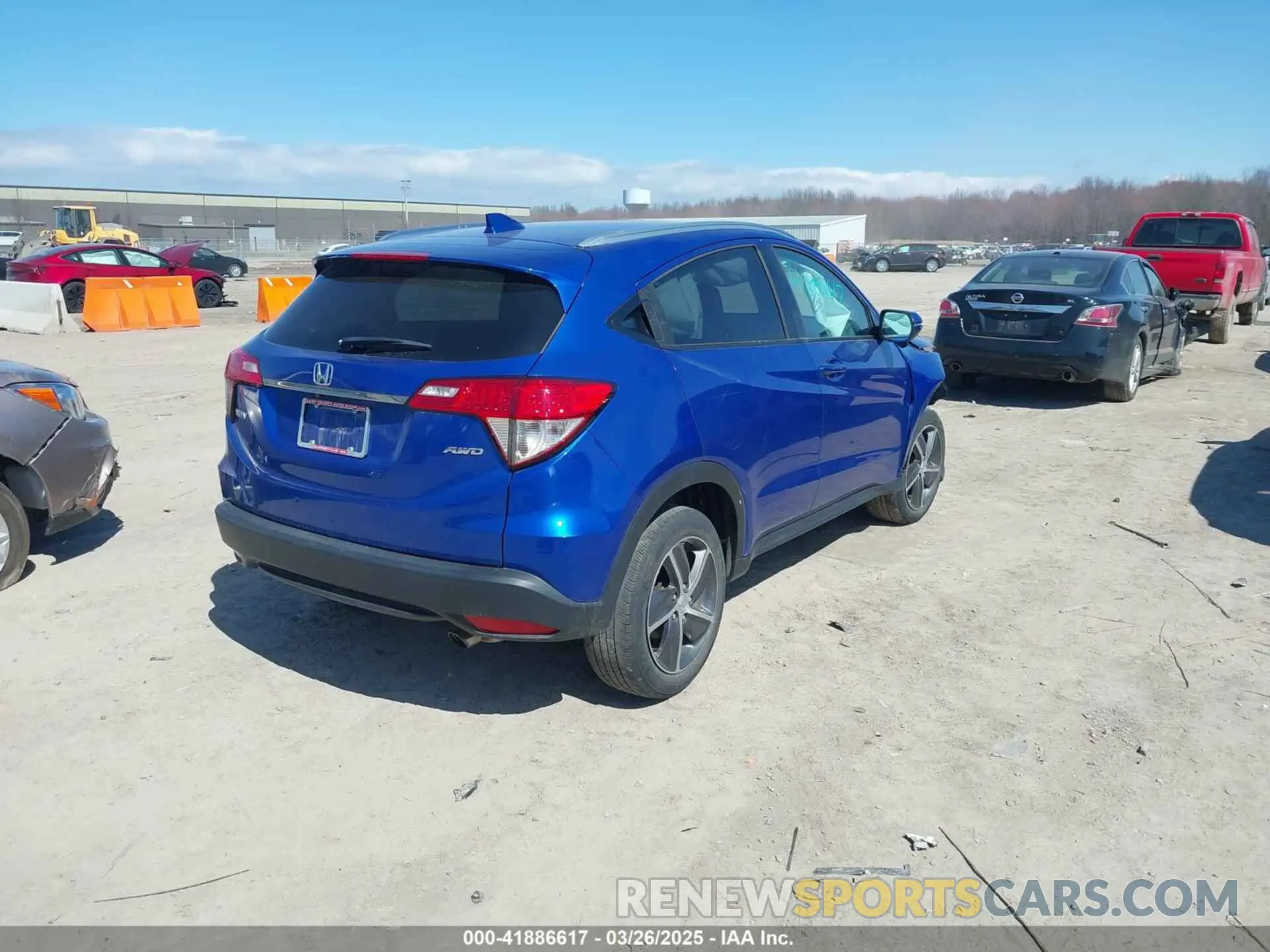 4 fotografías del automóvil dañado 3CZRU6H56MM734783 HONDA HR-V 2021