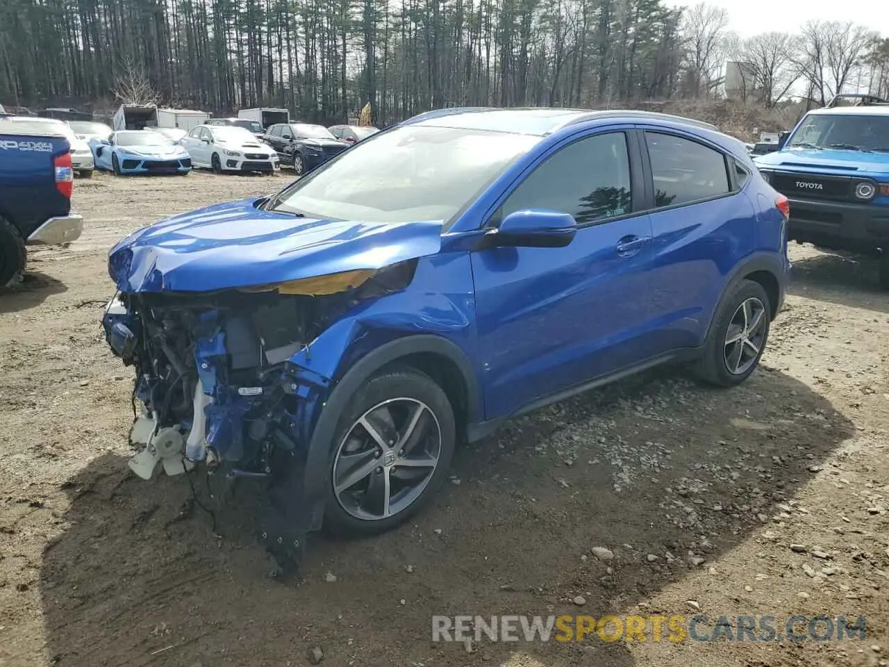 1 fotografías del automóvil dañado 3CZRU6H57MM720679 HONDA HR-V 2021