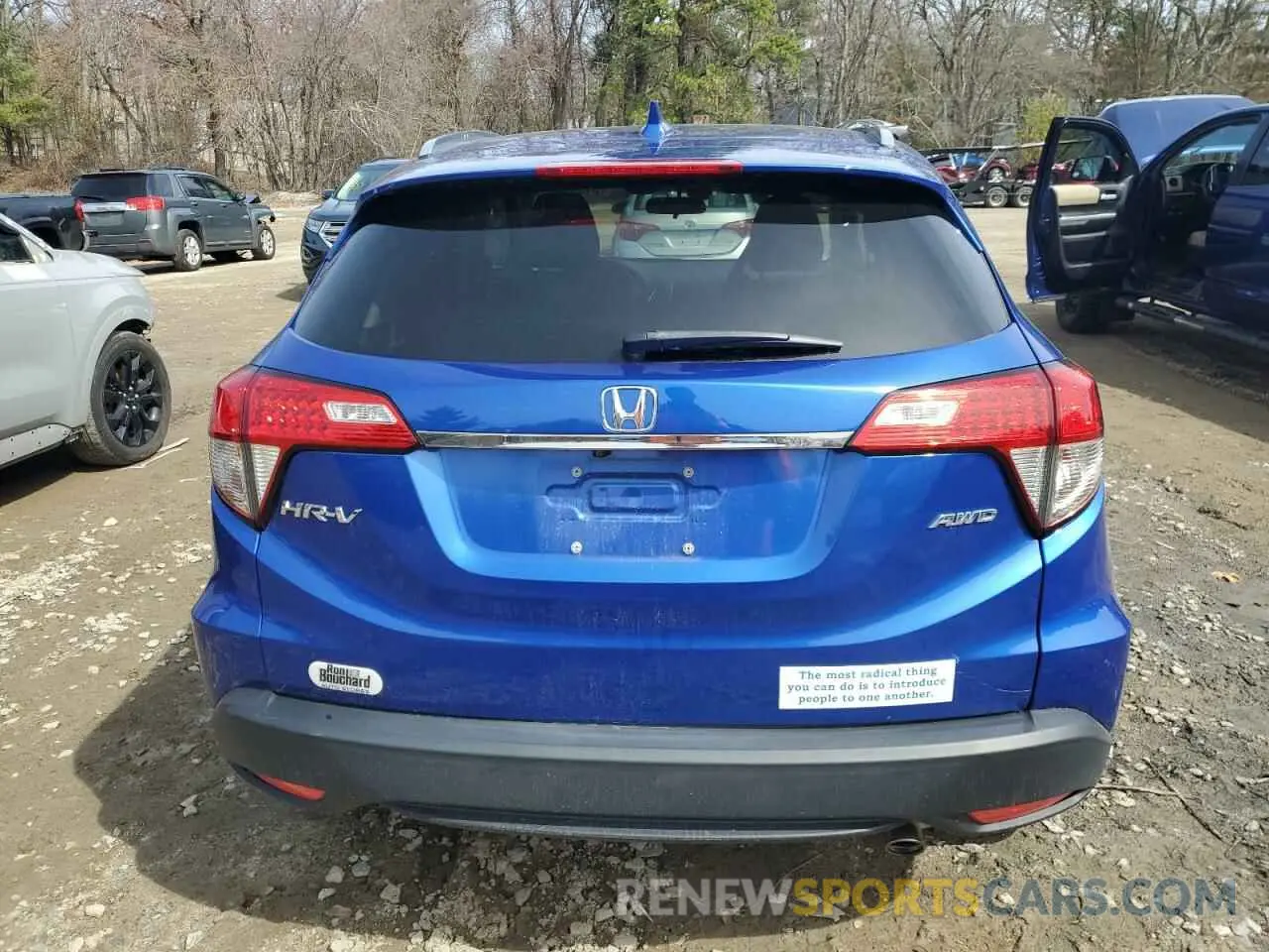 6 fotografías del automóvil dañado 3CZRU6H57MM720679 HONDA HR-V 2021