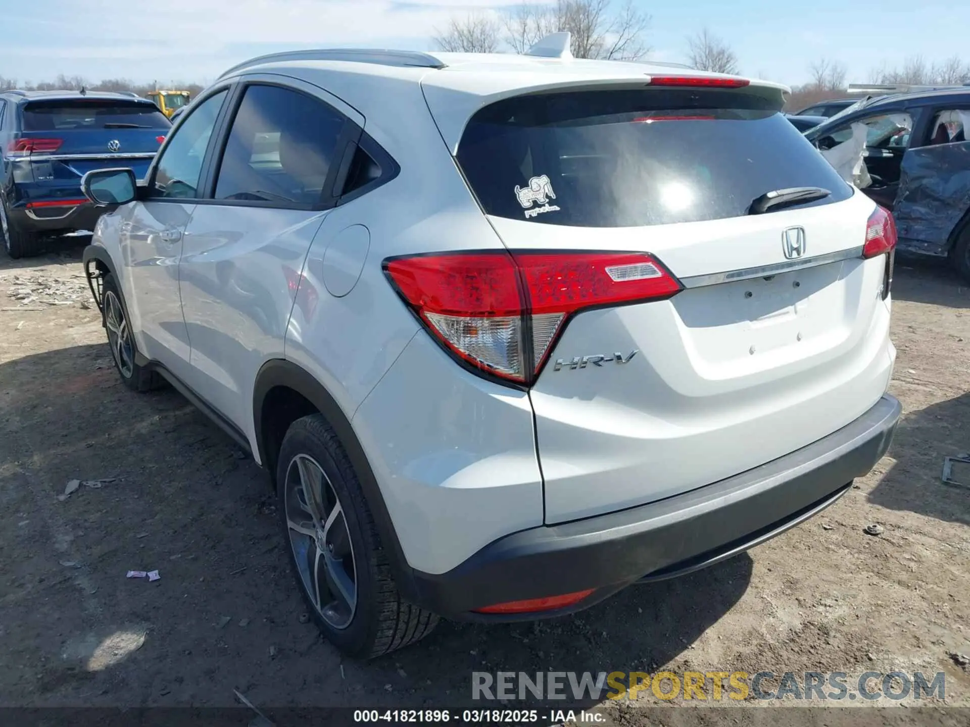 3 fotografías del automóvil dañado 3CZRU6H59MM727844 HONDA HR-V 2021