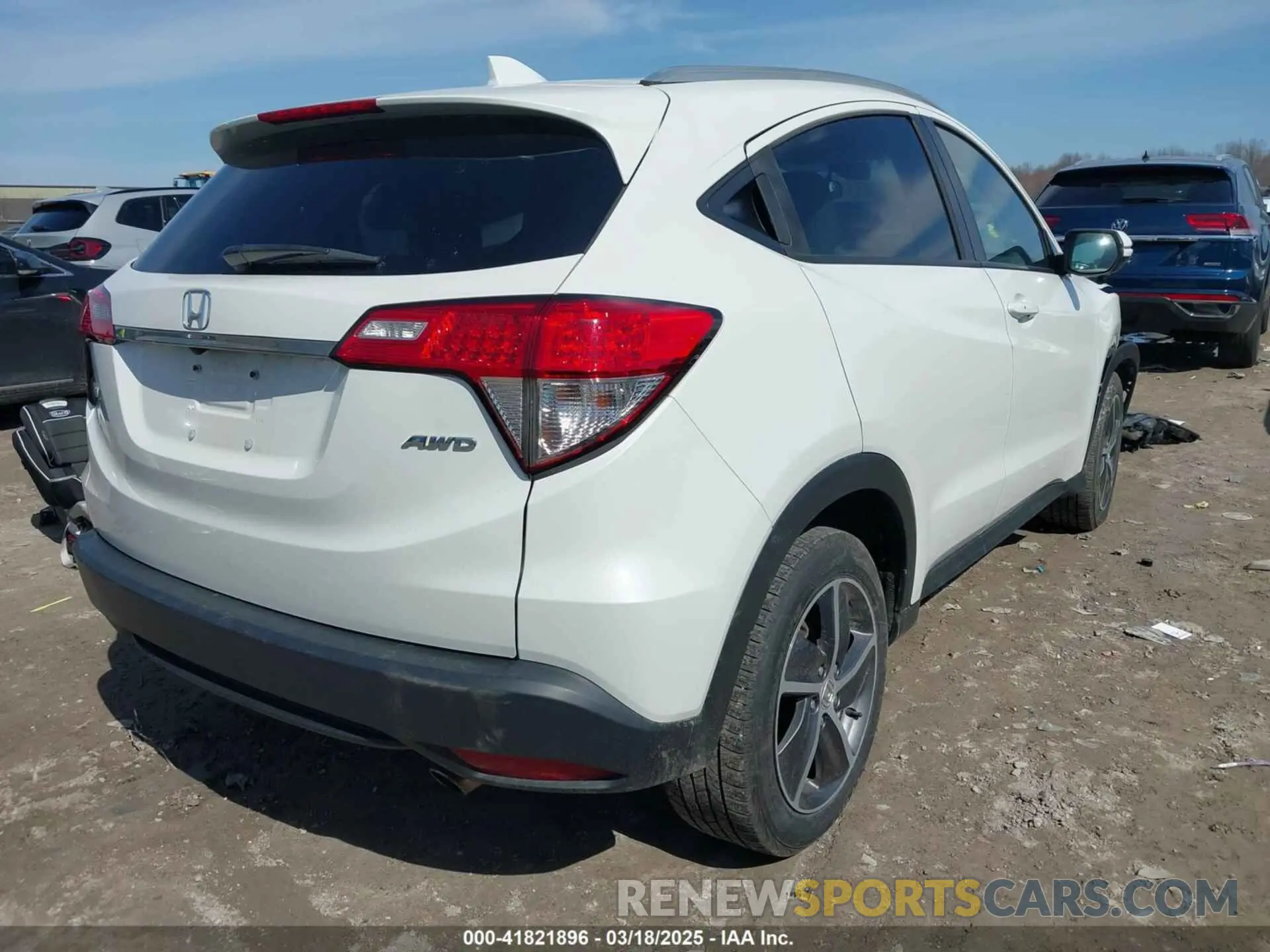 4 fotografías del automóvil dañado 3CZRU6H59MM727844 HONDA HR-V 2021