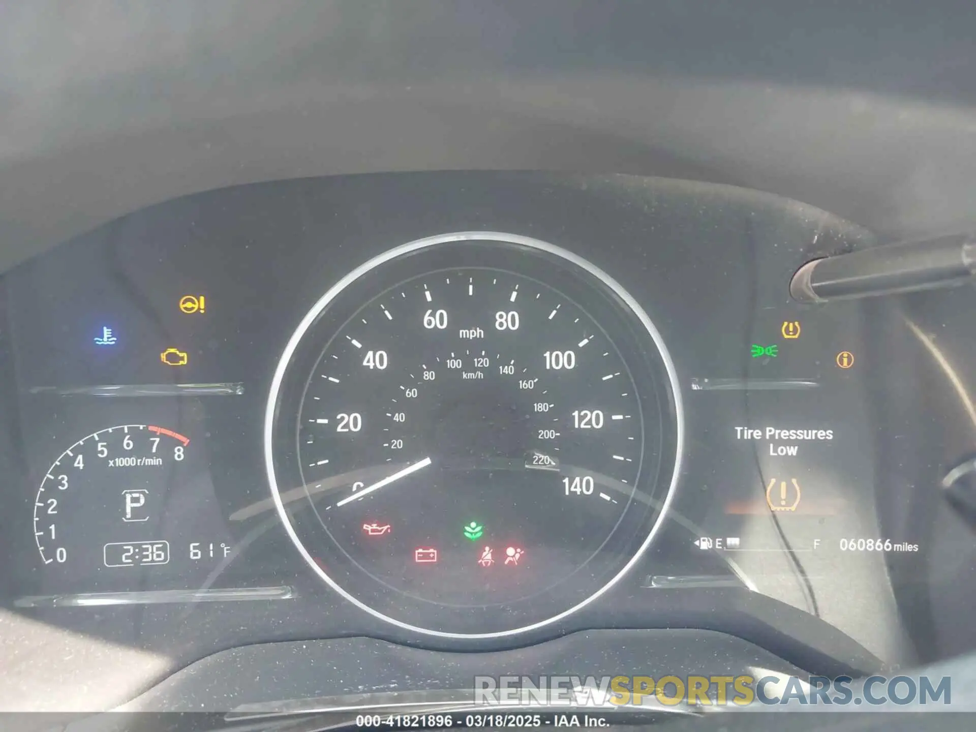 7 fotografías del automóvil dañado 3CZRU6H59MM727844 HONDA HR-V 2021