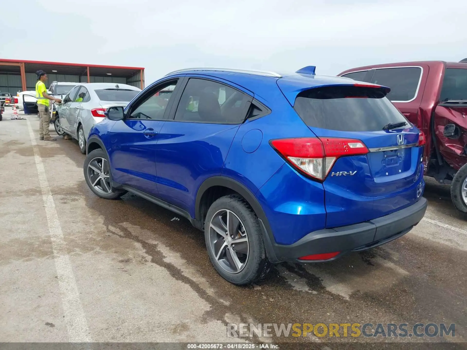 3 fotografías del automóvil dañado 3CZRU6H59MM735958 HONDA HR-V 2021