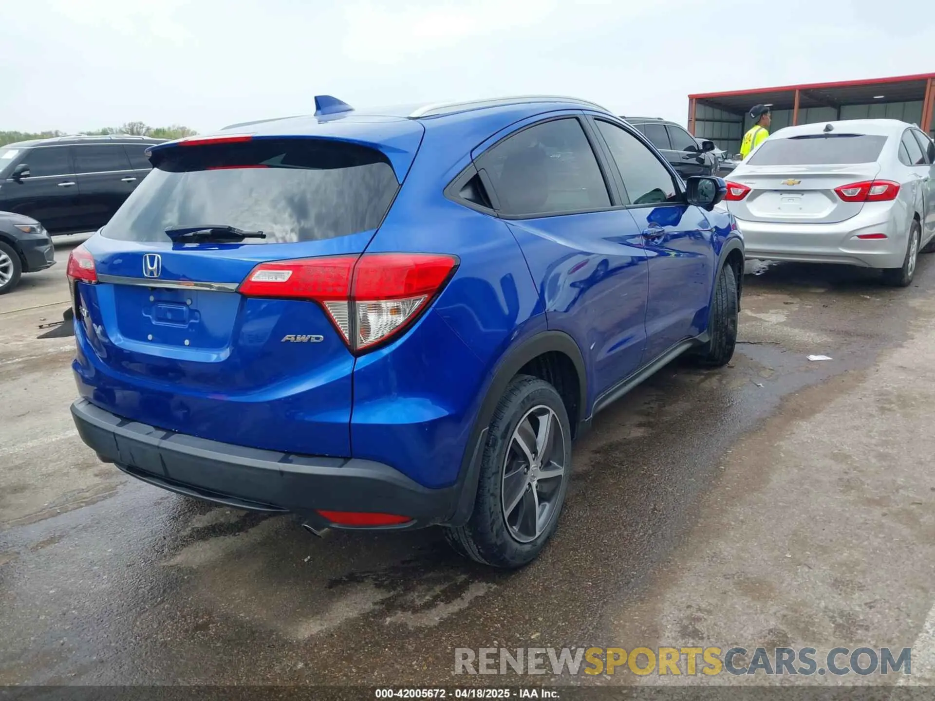 4 fotografías del automóvil dañado 3CZRU6H59MM735958 HONDA HR-V 2021