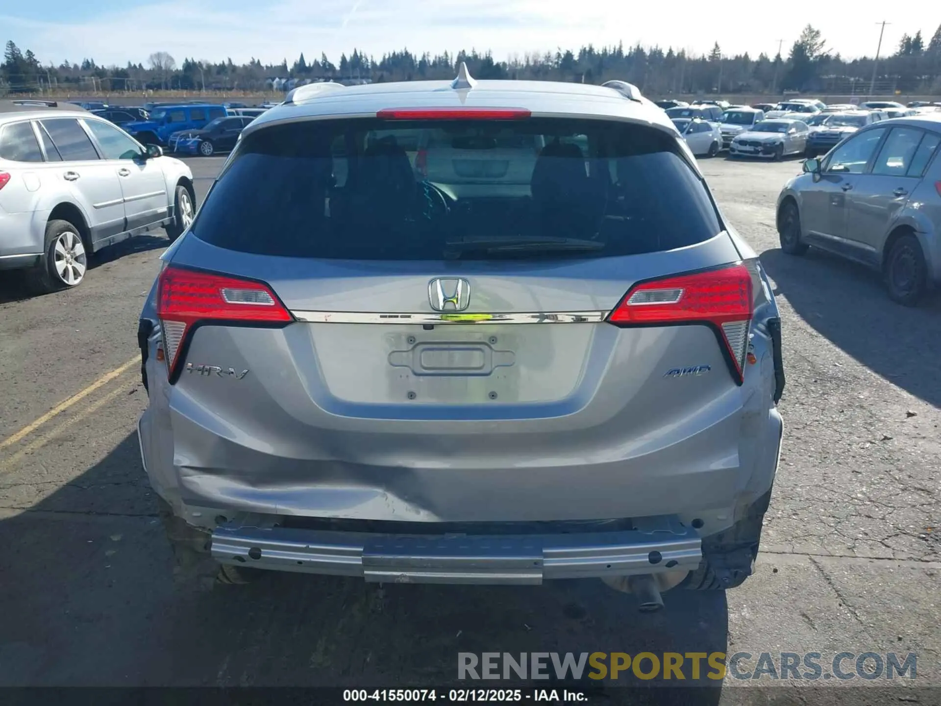 6 fotografías del automóvil dañado 3CZRU6H59MM749892 HONDA HR-V 2021