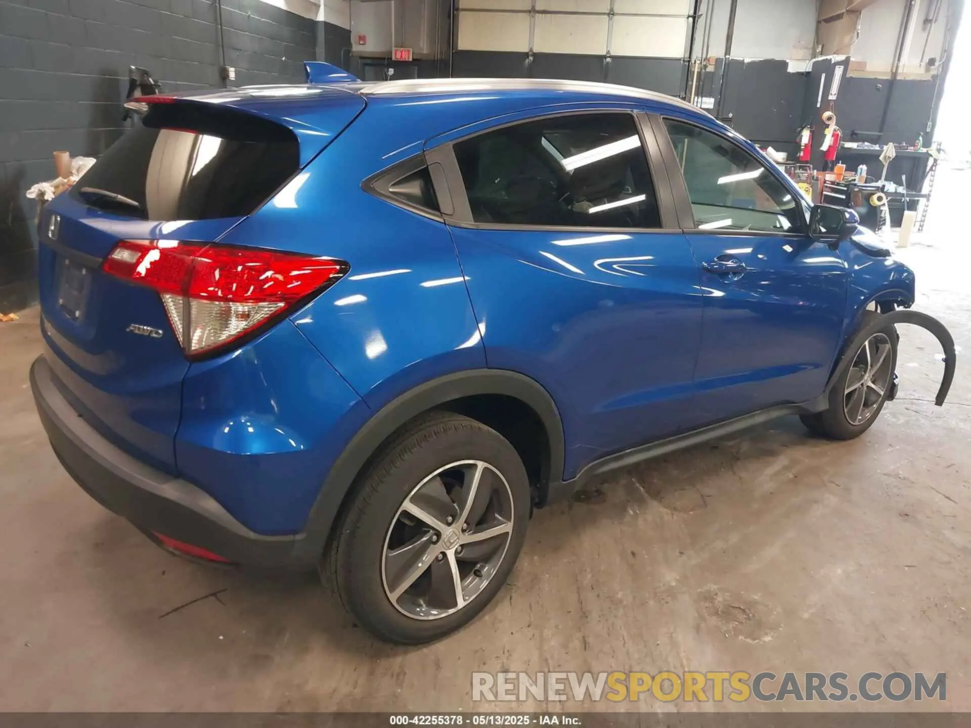 4 fotografías del automóvil dañado 3CZRU6H5XMM720692 HONDA HR-V 2021