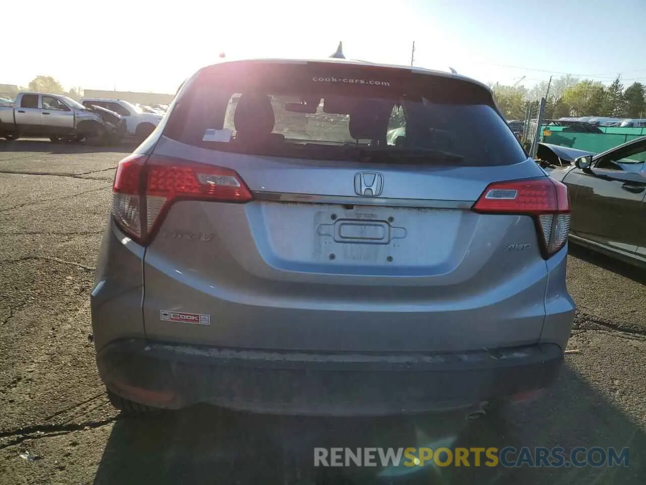 6 fotografías del automóvil dañado 3CZRU6H5XMM744510 HONDA HR-V 2021
