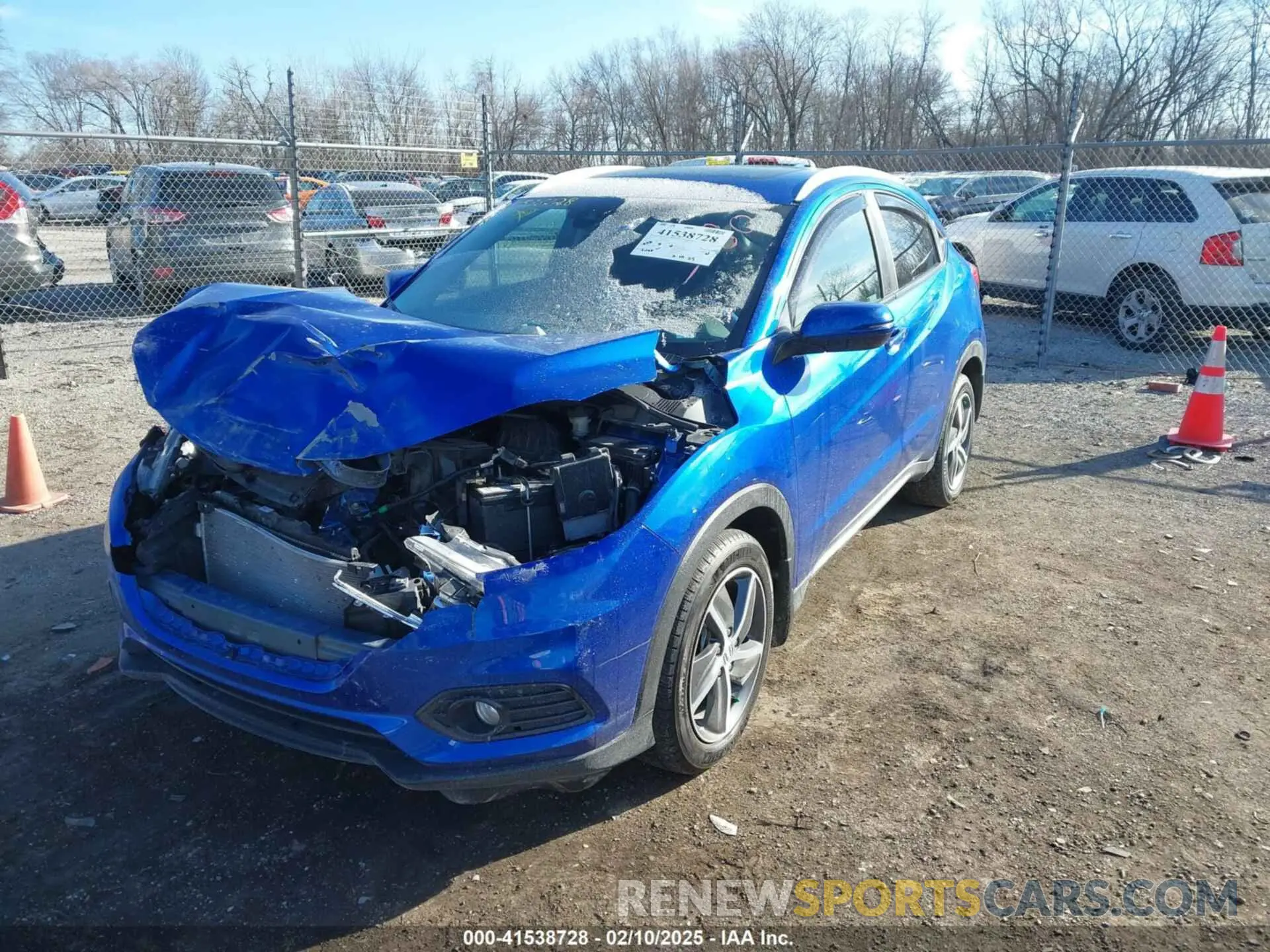 2 fotografías del automóvil dañado 3CZRU6H71MM739908 HONDA HR-V 2021
