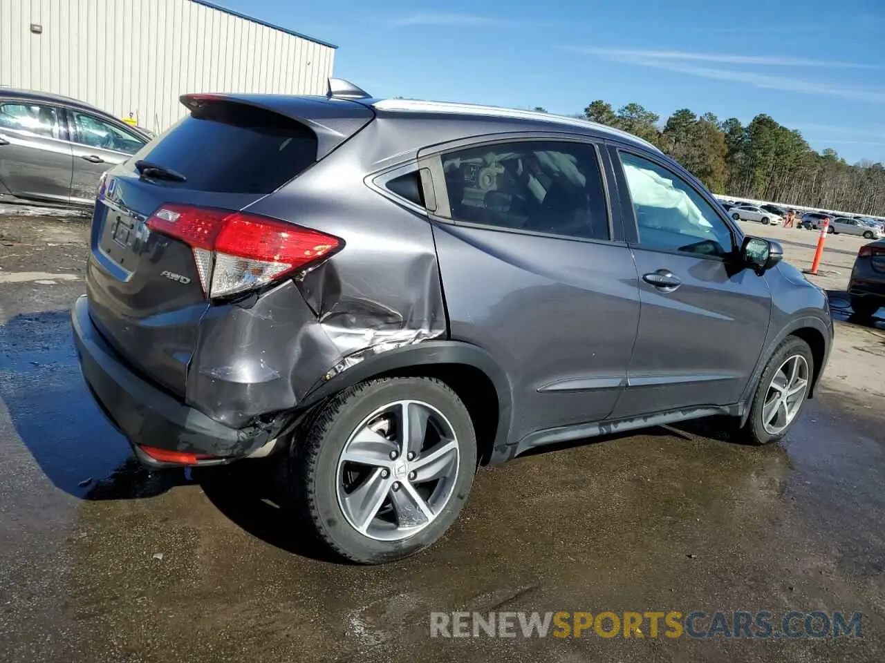 3 fotografías del automóvil dañado 3CZRU6H72MM715178 HONDA HR-V 2021