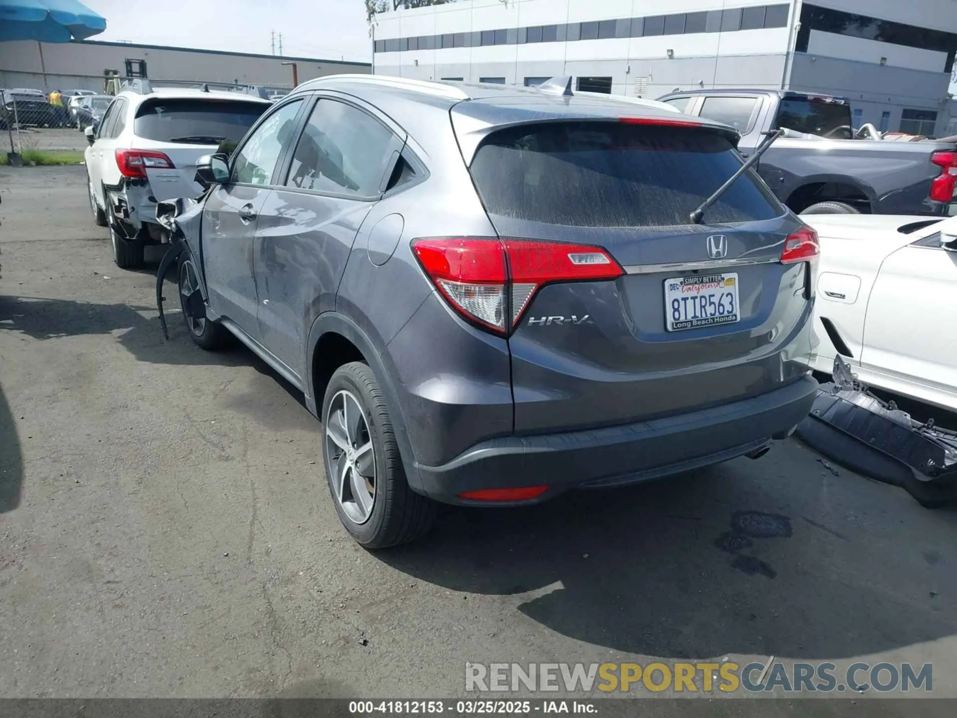 3 fotografías del automóvil dañado 3CZRU6H74MM713769 HONDA HR-V 2021