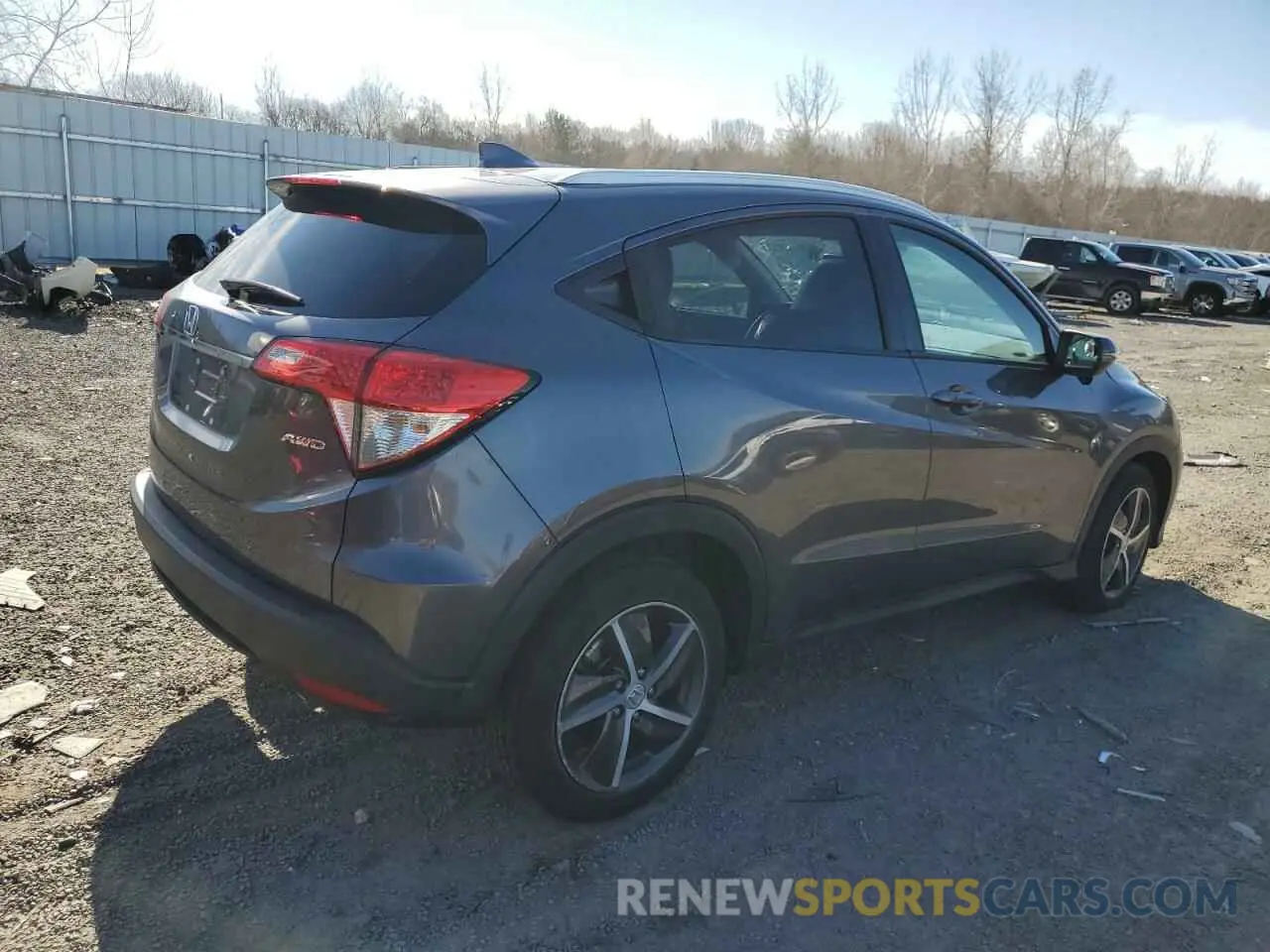 3 fotografías del automóvil dañado 3CZRU6H74MM715280 HONDA HR-V 2021