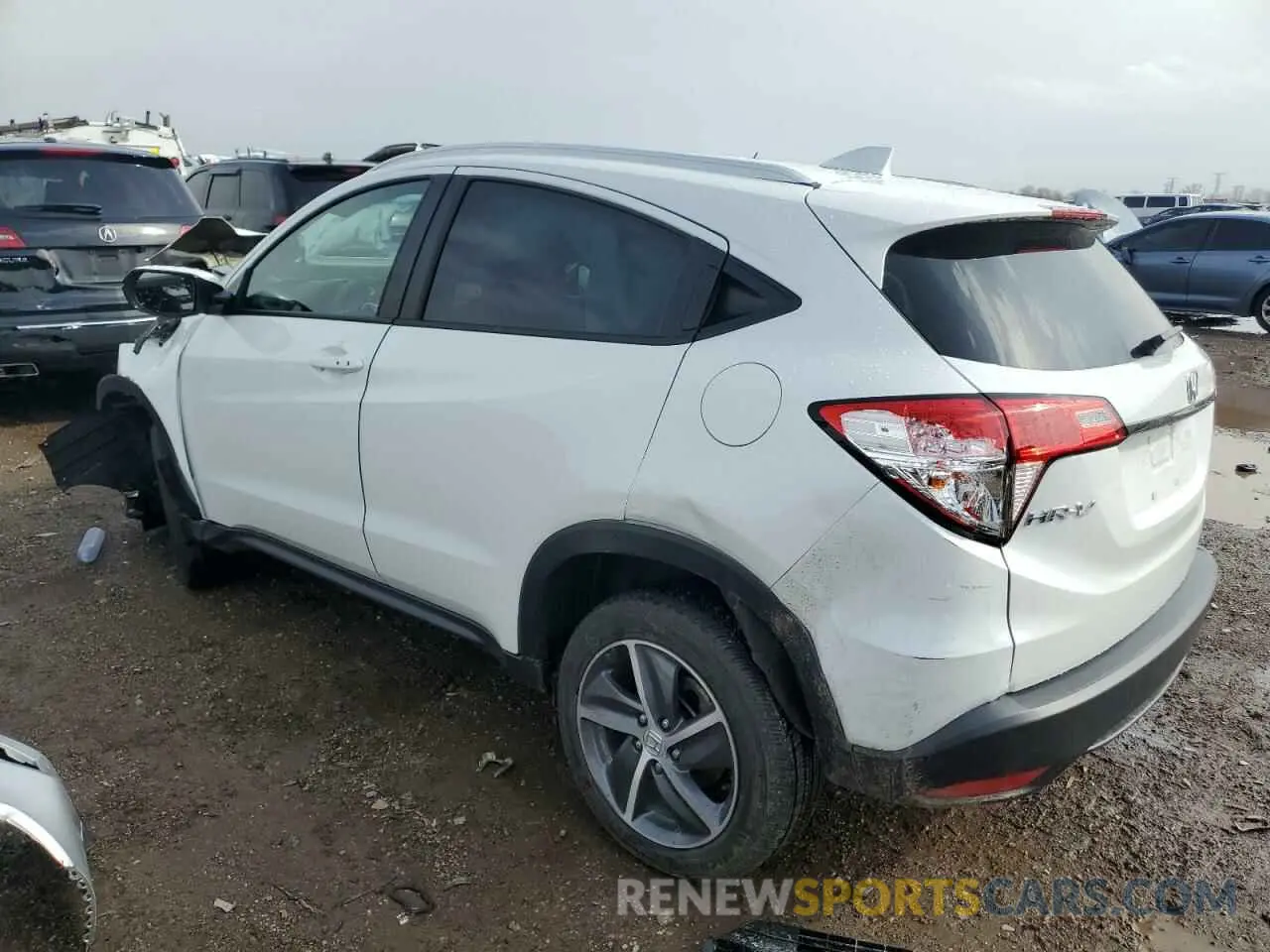 2 fotografías del automóvil dañado 3CZRU6H76MM711635 HONDA HR-V 2021