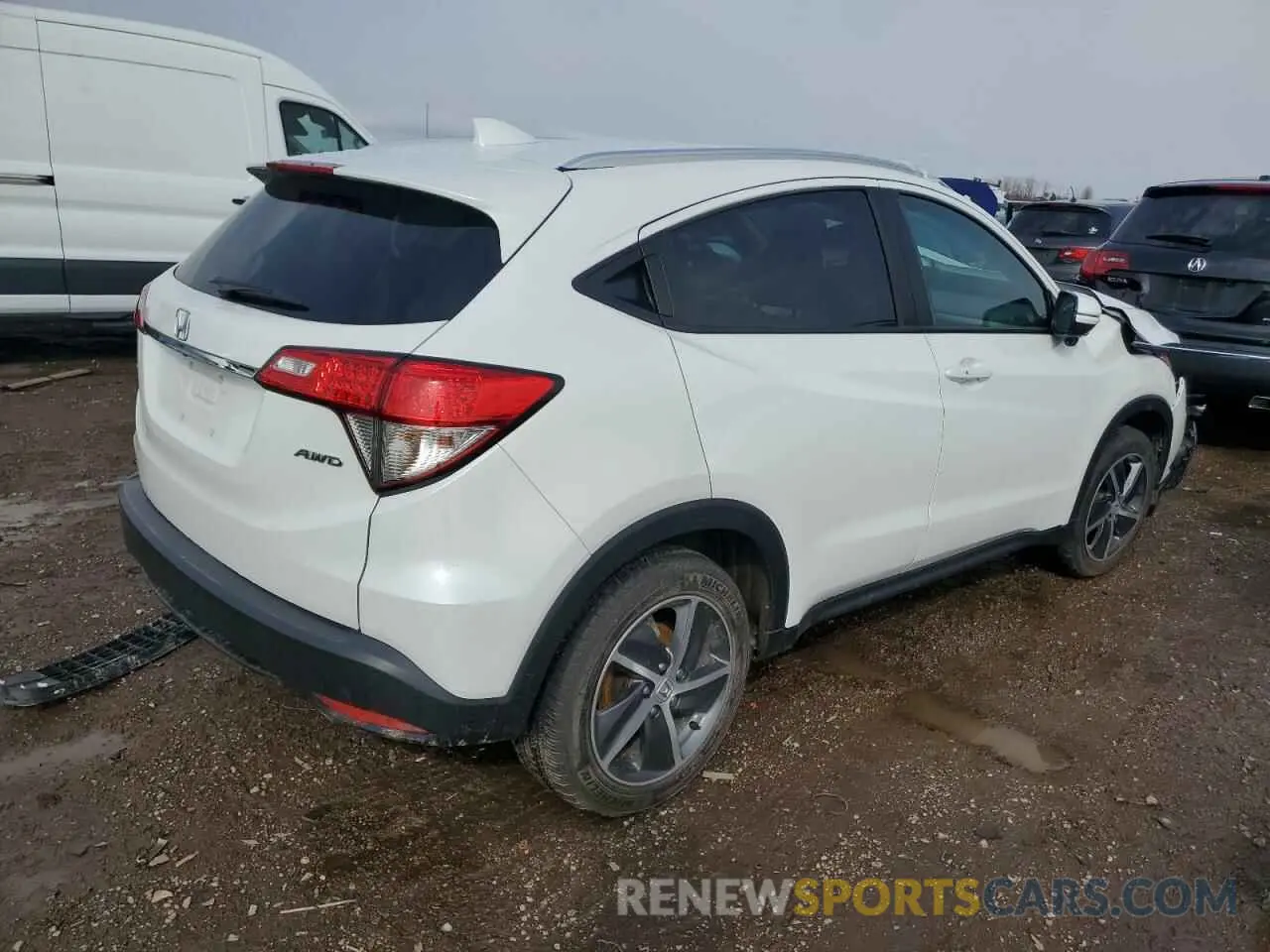 3 fotografías del automóvil dañado 3CZRU6H76MM711635 HONDA HR-V 2021