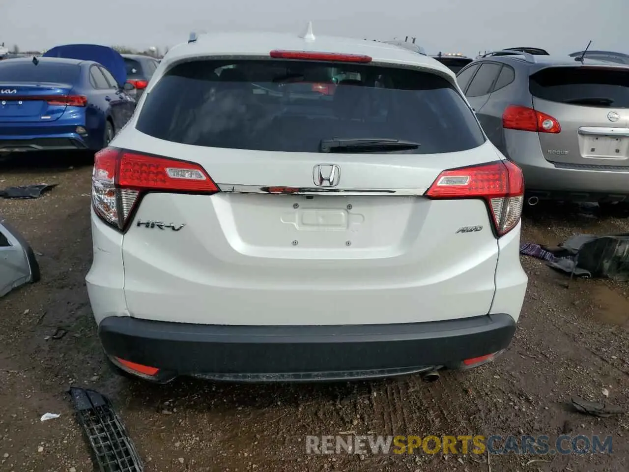 6 fotografías del automóvil dañado 3CZRU6H76MM711635 HONDA HR-V 2021