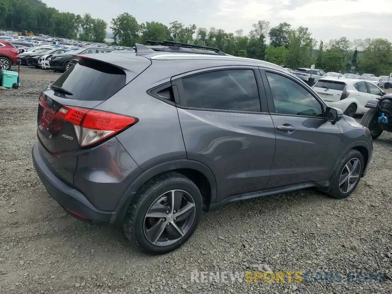 3 fotografías del automóvil dañado 3CZRU6H76MM724577 HONDA HR-V 2021