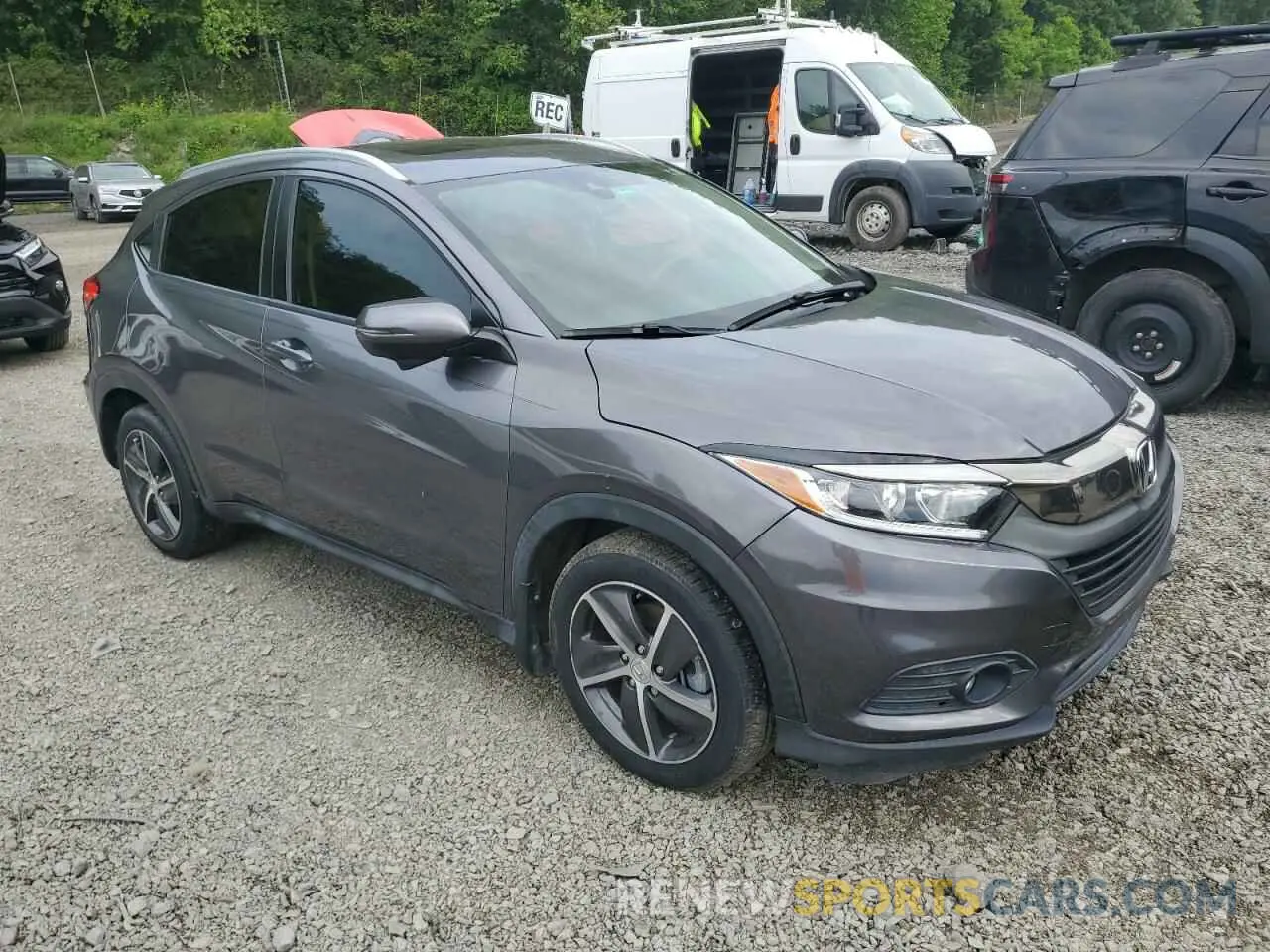 4 fotografías del automóvil dañado 3CZRU6H76MM724577 HONDA HR-V 2021