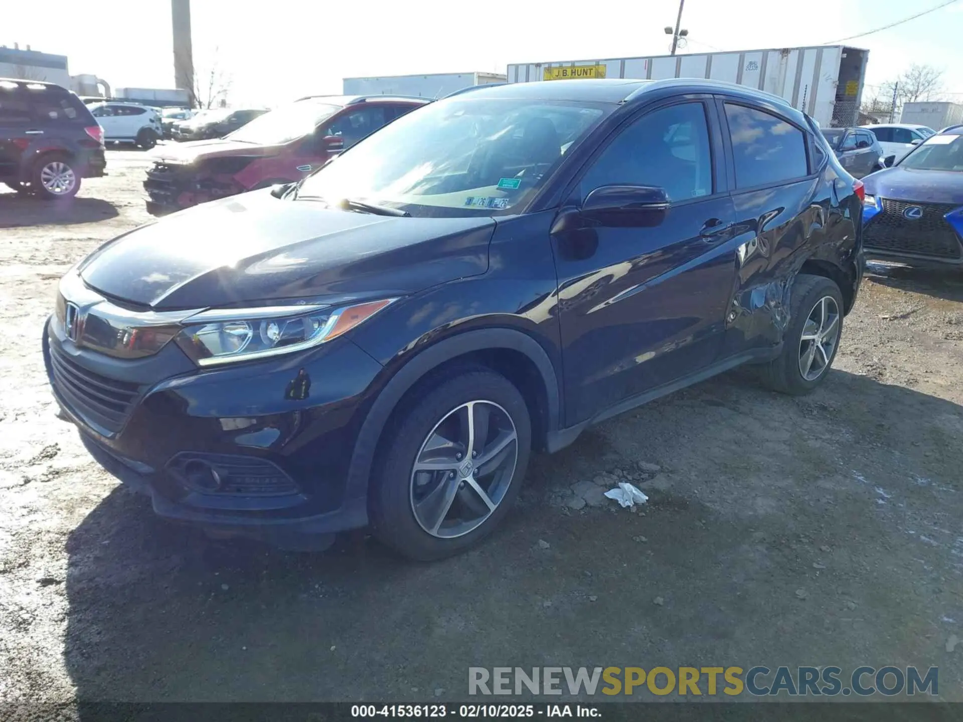 2 fotografías del automóvil dañado 3CZRU6H77MM716505 HONDA HR-V 2021
