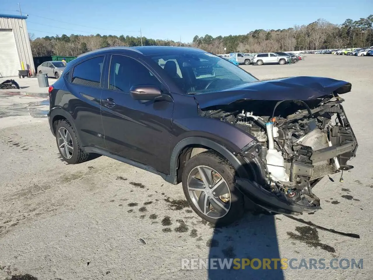 4 fotografías del automóvil dañado 3CZRU6H78MM705531 HONDA HR-V 2021