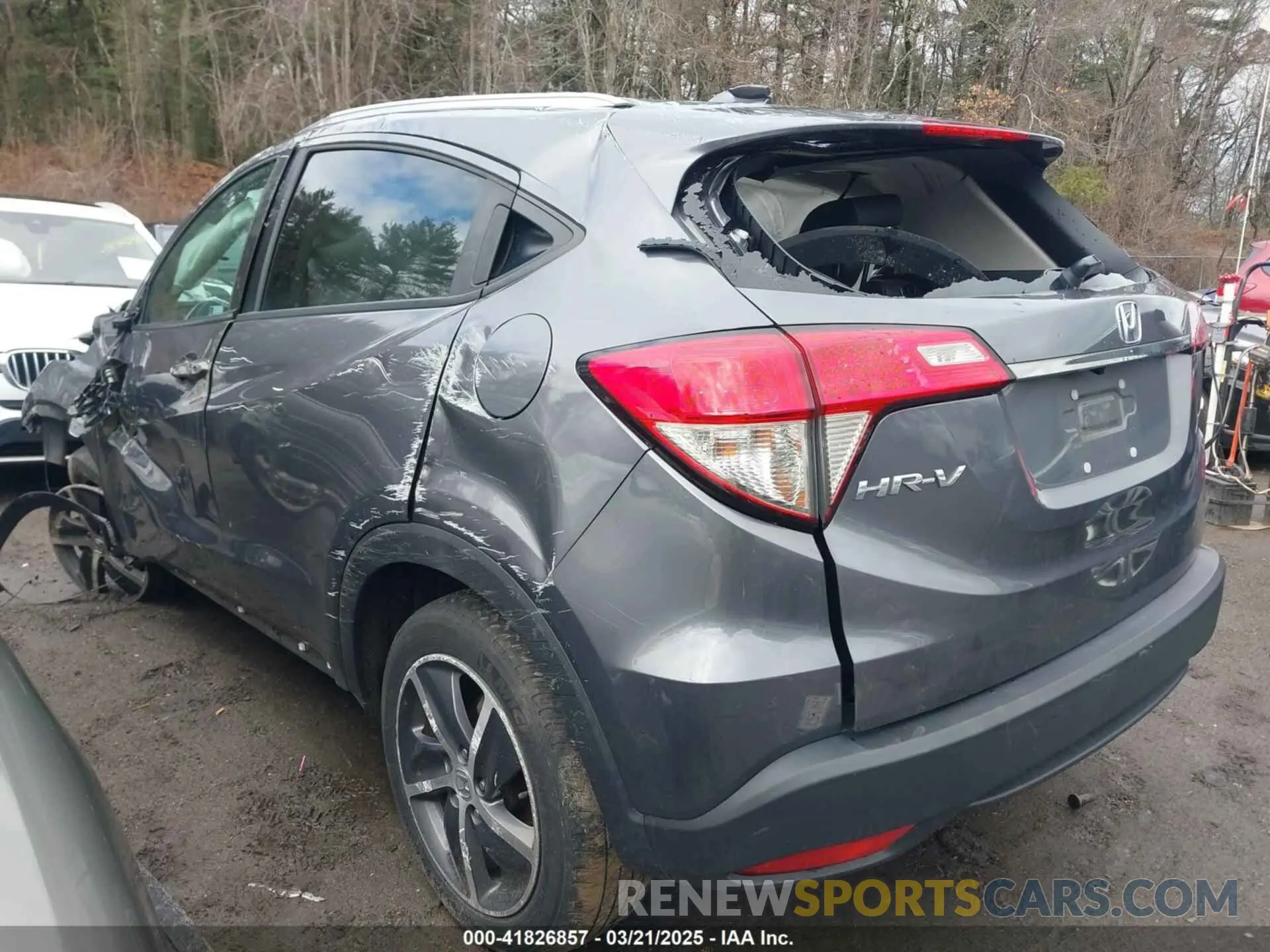 3 fotografías del automóvil dañado 3CZRU6H78MM724600 HONDA HR-V 2021