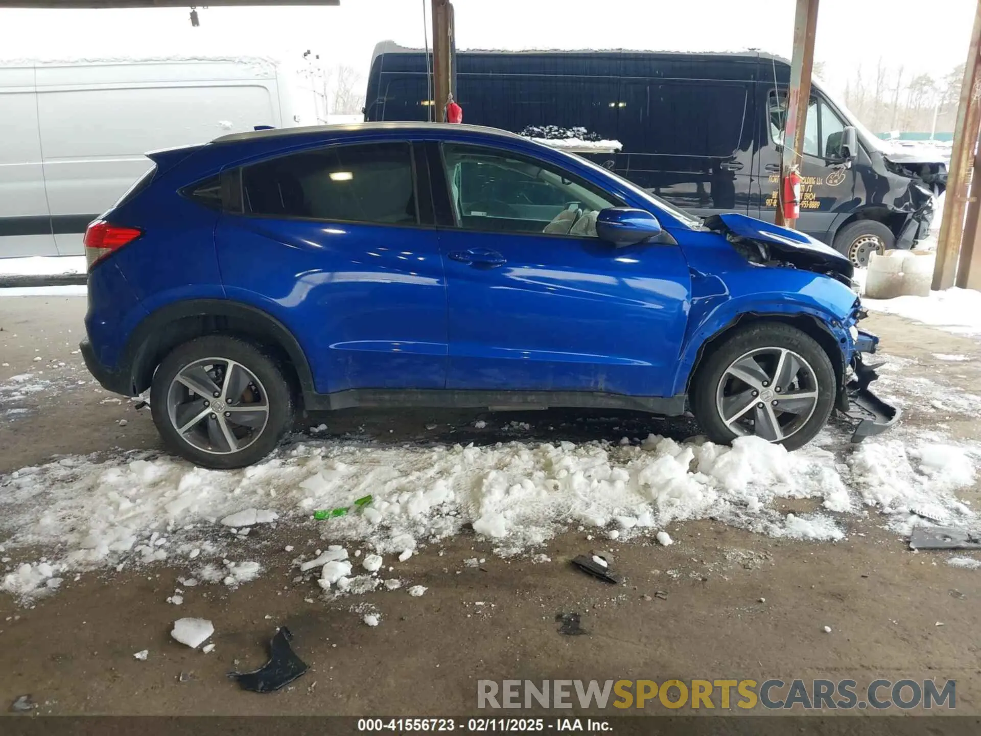 14 fotografías del automóvil dañado 3CZRU6H7XMM745982 HONDA HR-V 2021