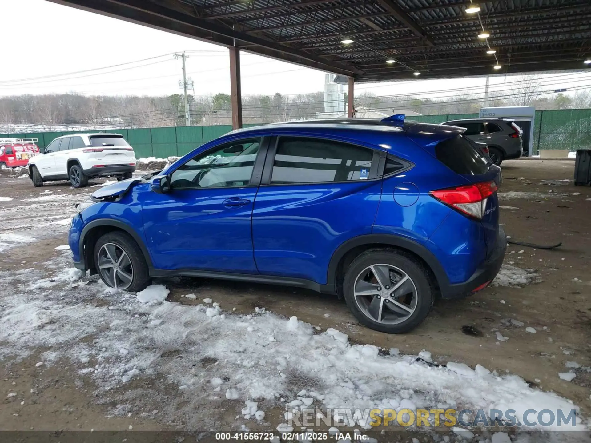 15 fotografías del automóvil dañado 3CZRU6H7XMM745982 HONDA HR-V 2021