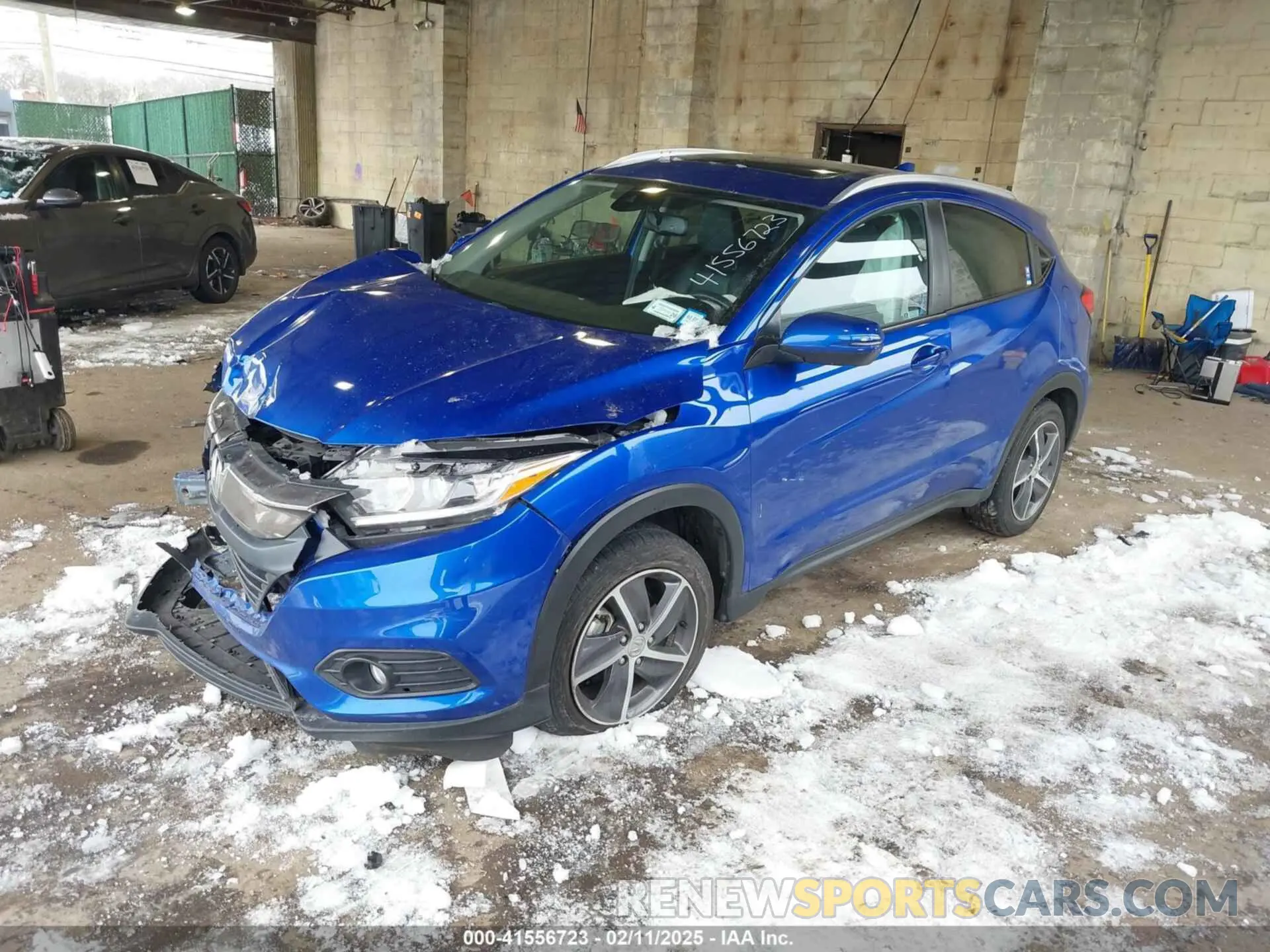 2 fotografías del automóvil dañado 3CZRU6H7XMM745982 HONDA HR-V 2021