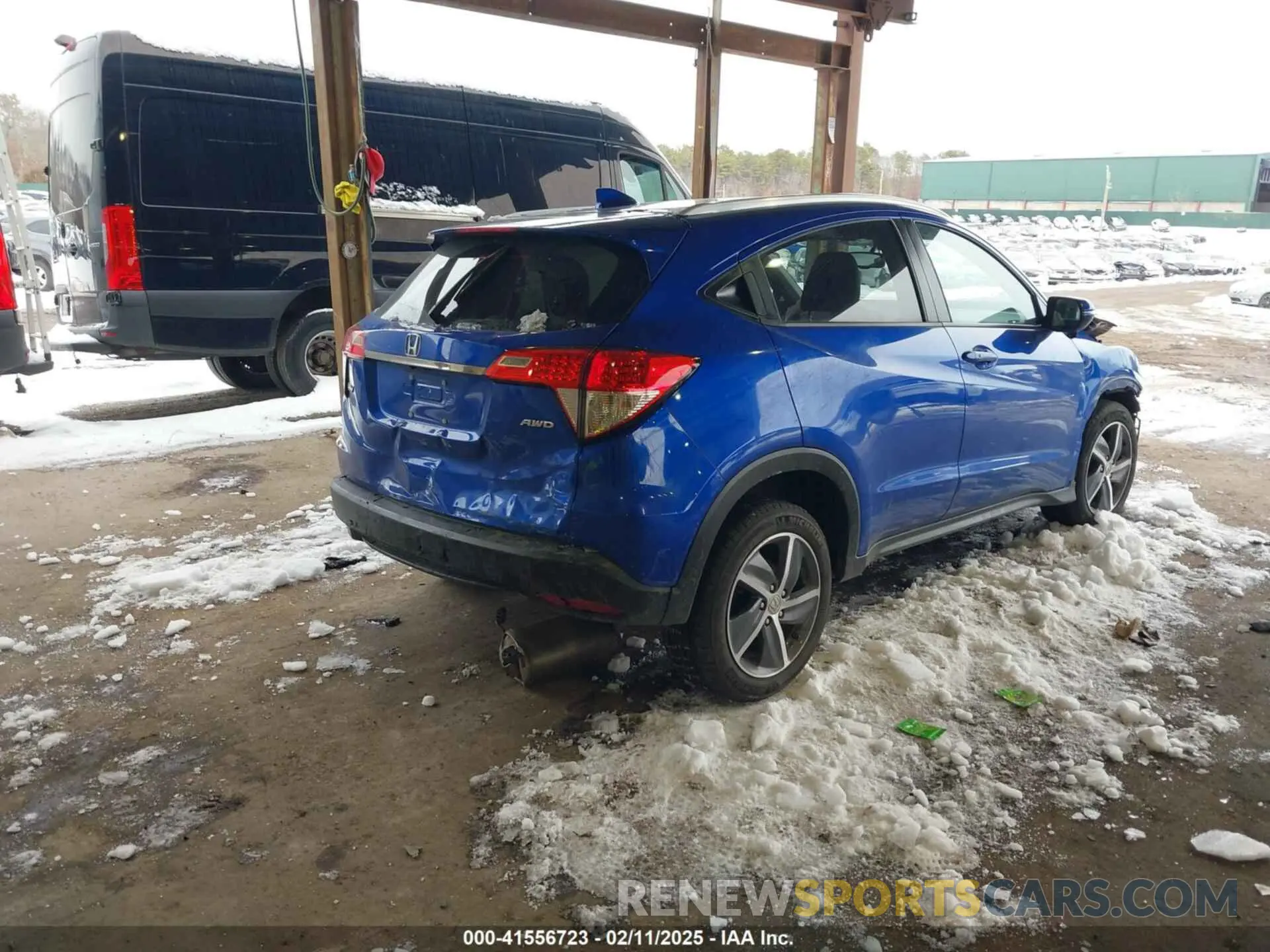 4 fotografías del automóvil dañado 3CZRU6H7XMM745982 HONDA HR-V 2021