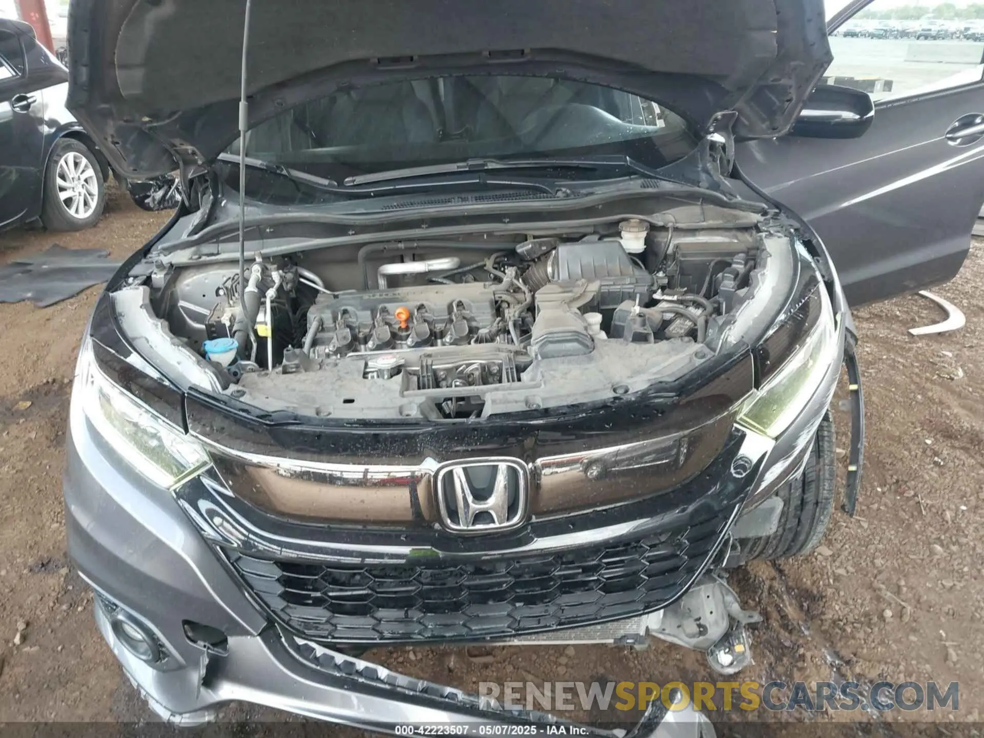 10 fotografías del automóvil dañado 3CZRU5H12NM714426 HONDA HR-V 2022