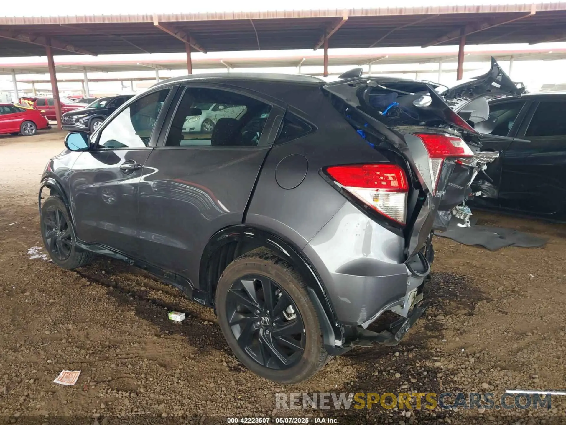 3 fotografías del automóvil dañado 3CZRU5H12NM714426 HONDA HR-V 2022