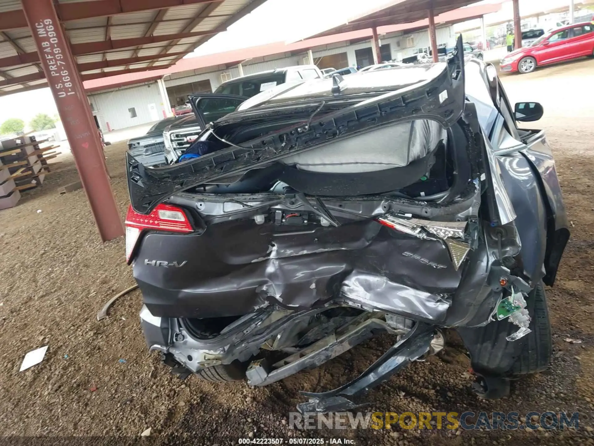 6 fotografías del automóvil dañado 3CZRU5H12NM714426 HONDA HR-V 2022