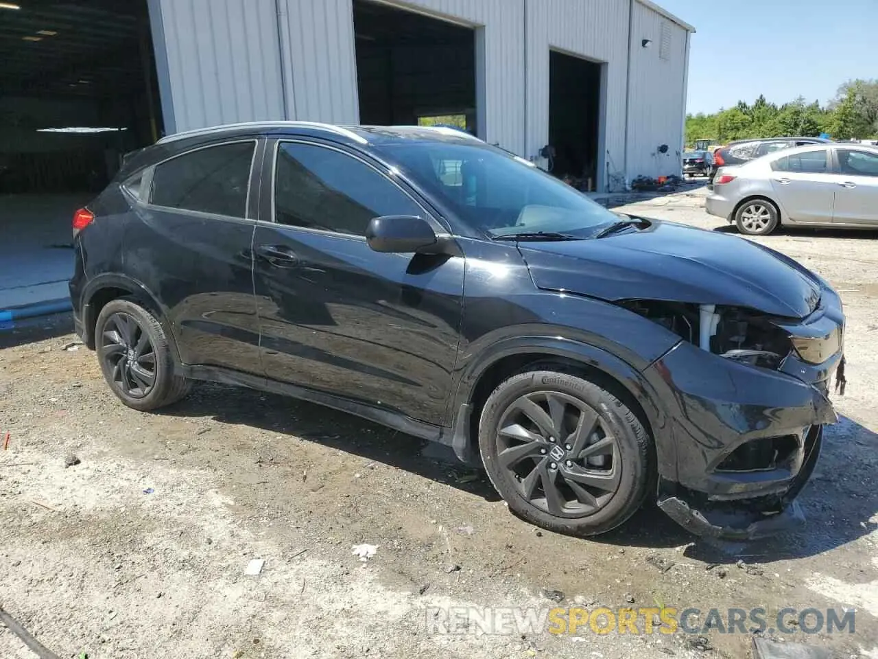 4 fotografías del automóvil dañado 3CZRU5H15NM714923 HONDA HR-V 2022