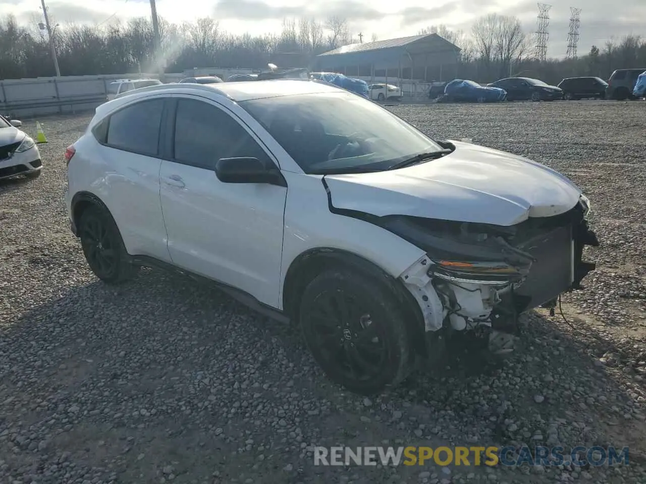 4 fotografías del automóvil dañado 3CZRU5H15NM730409 HONDA HR-V 2022