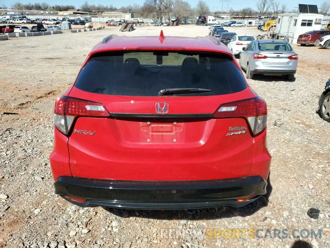 6 fotografías del automóvil dañado 3CZRU5H16NM728863 HONDA HR-V 2022