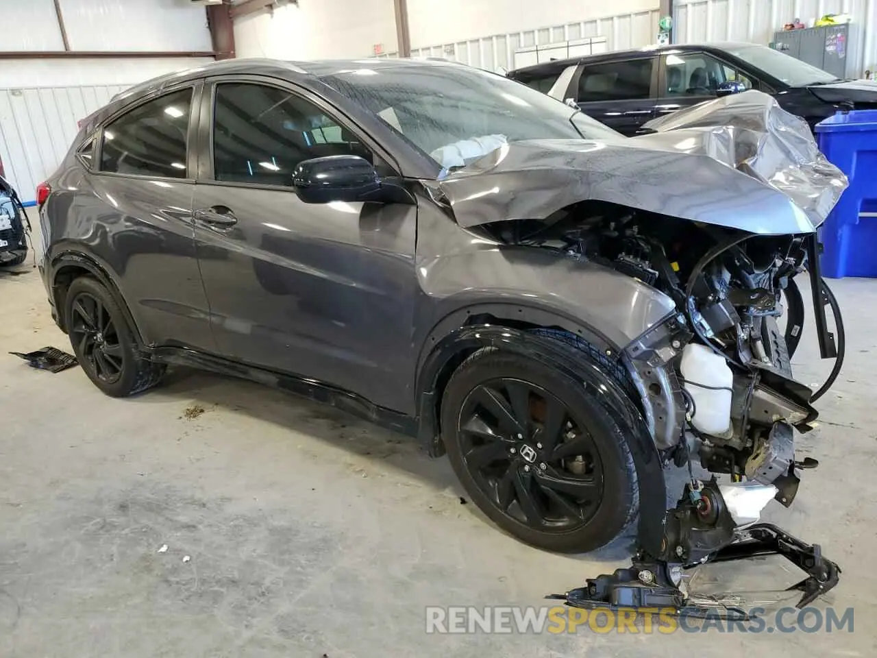 4 fotografías del automóvil dañado 3CZRU5H17NM700134 HONDA HR-V 2022