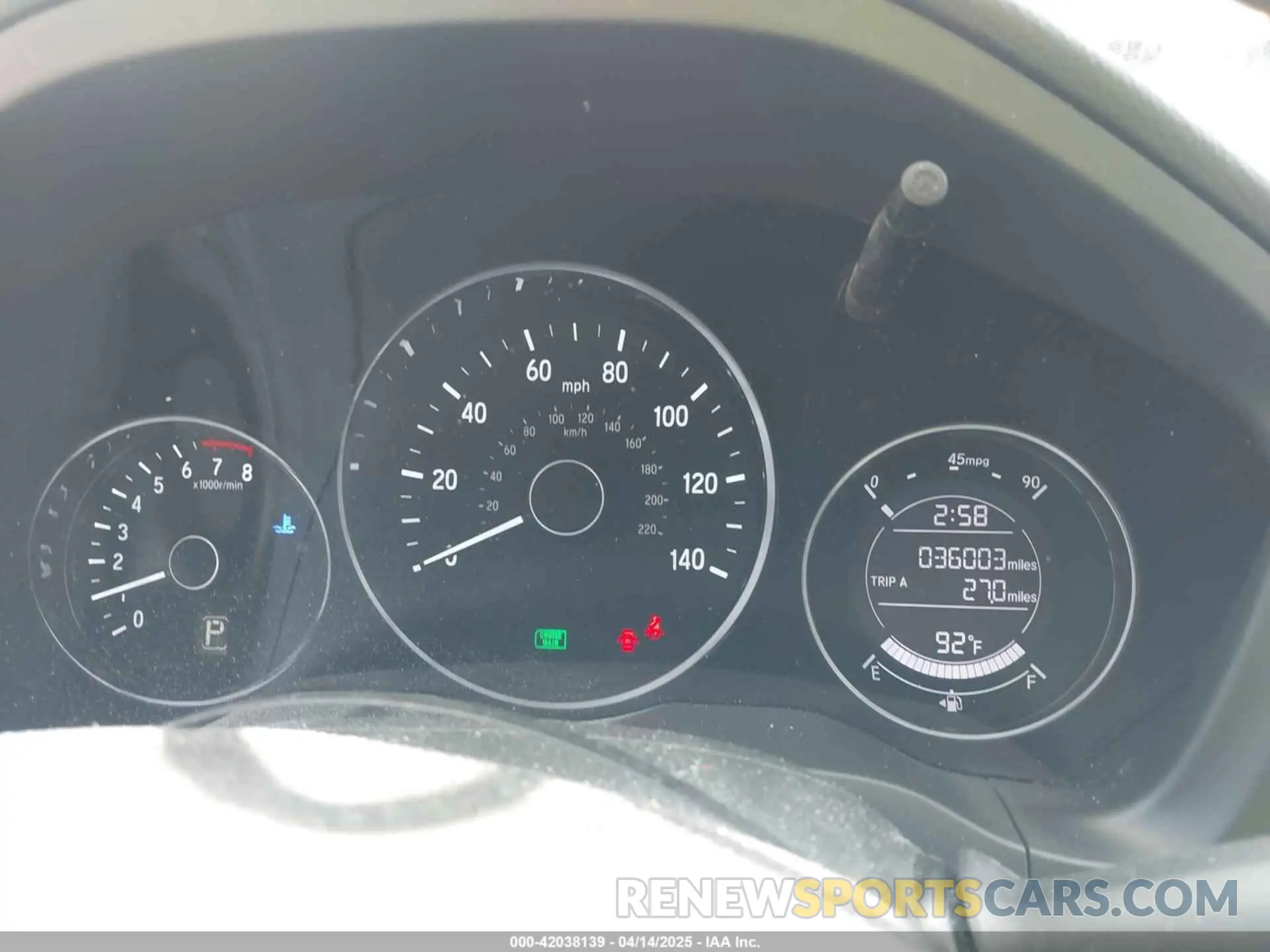 7 fotografías del automóvil dañado 3CZRU5H30NM724969 HONDA HR-V 2022