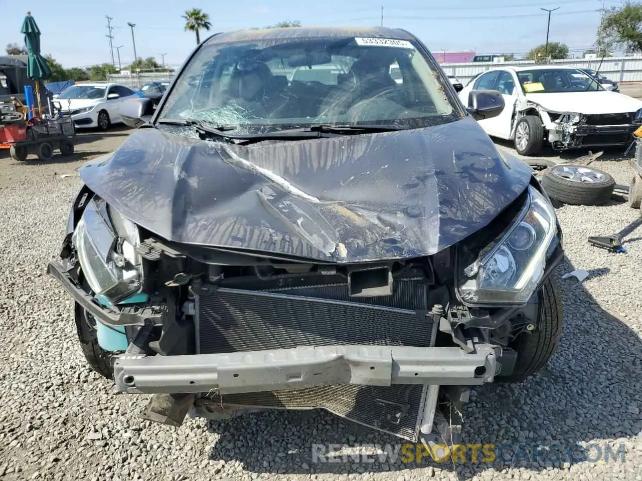 5 fotografías del automóvil dañado 3CZRU5H32NM723645 HONDA HR-V 2022