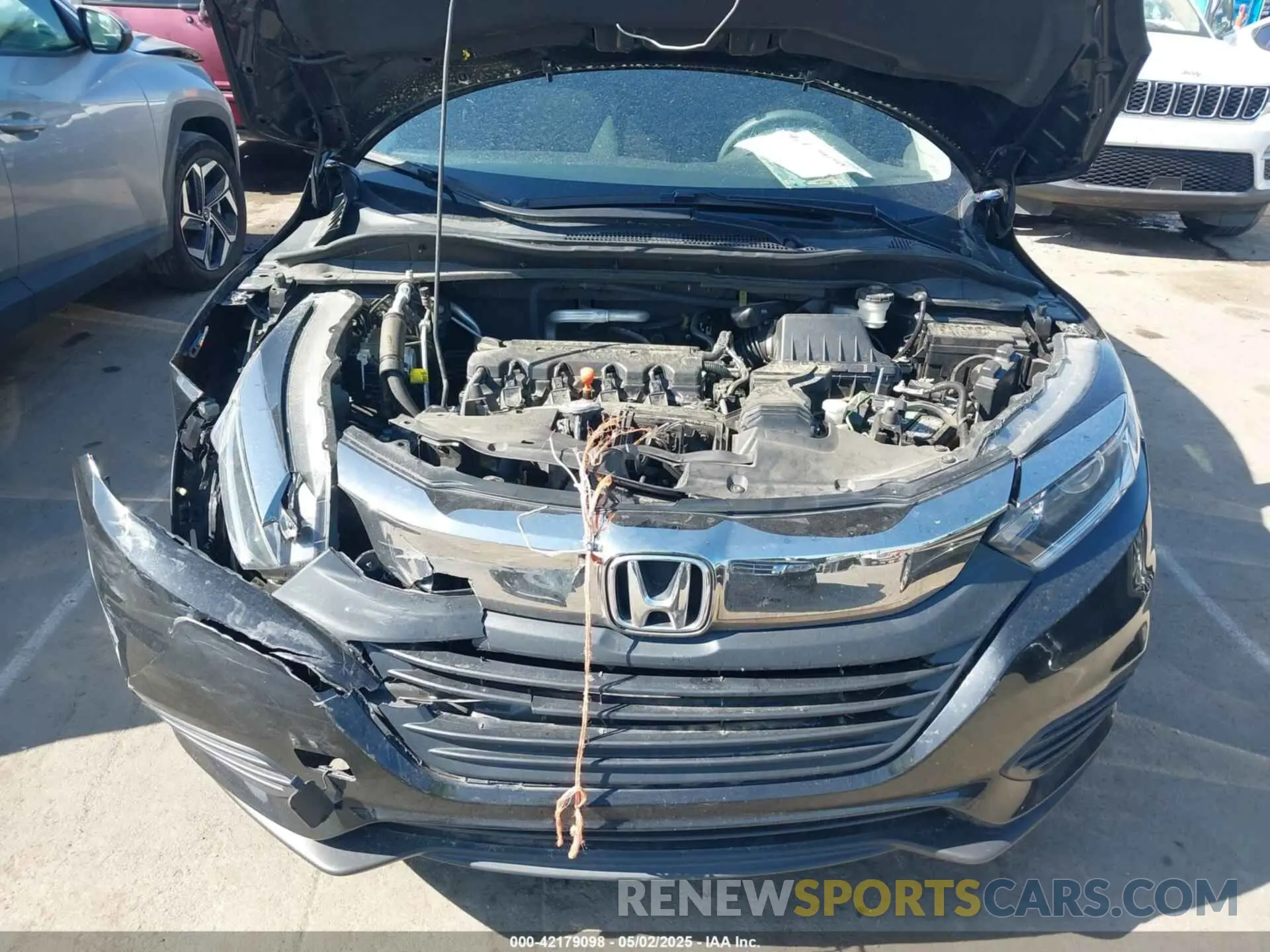 10 fotografías del automóvil dañado 3CZRU5H33NM717434 HONDA HR-V 2022