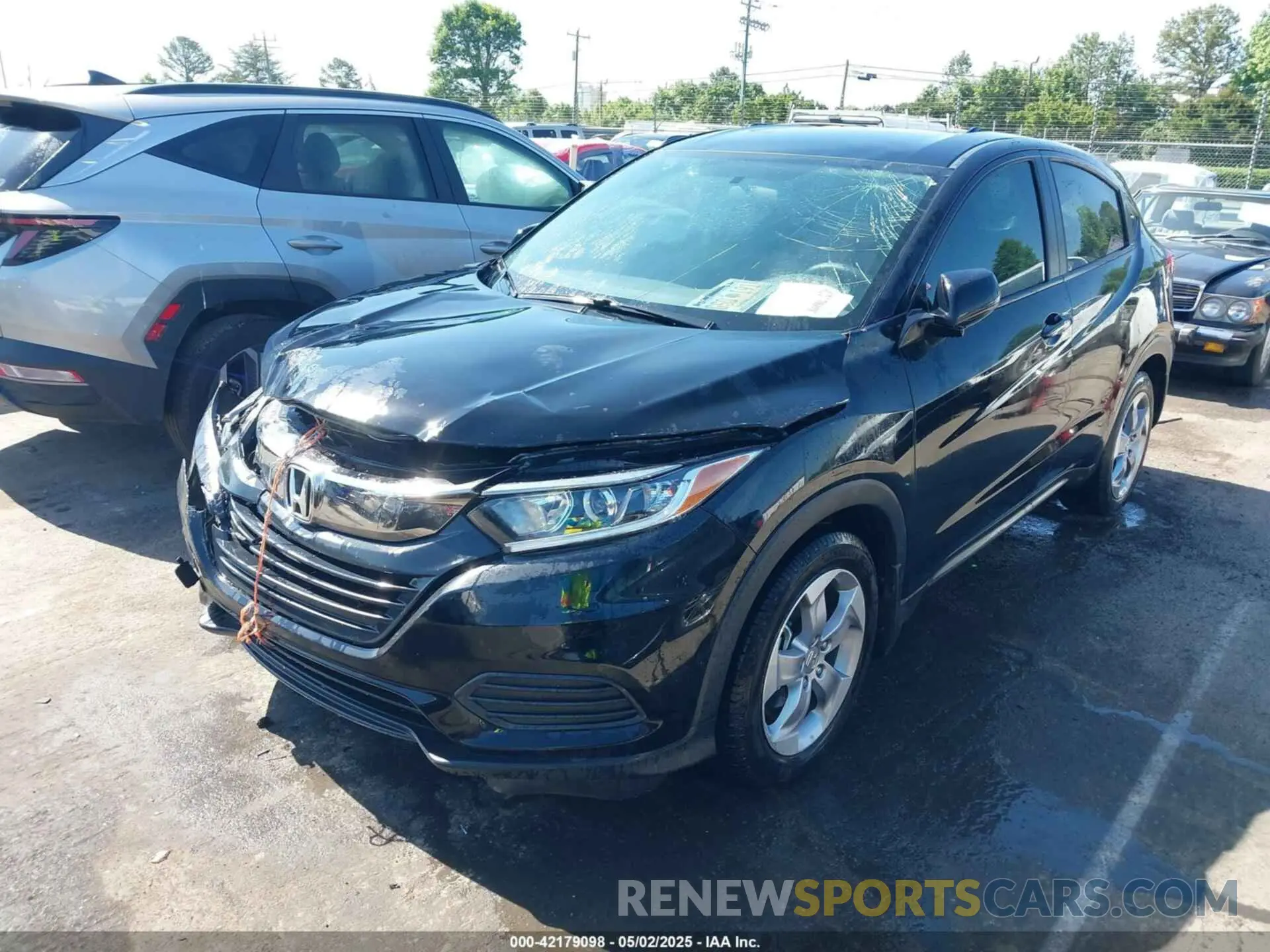 2 fotografías del automóvil dañado 3CZRU5H33NM717434 HONDA HR-V 2022