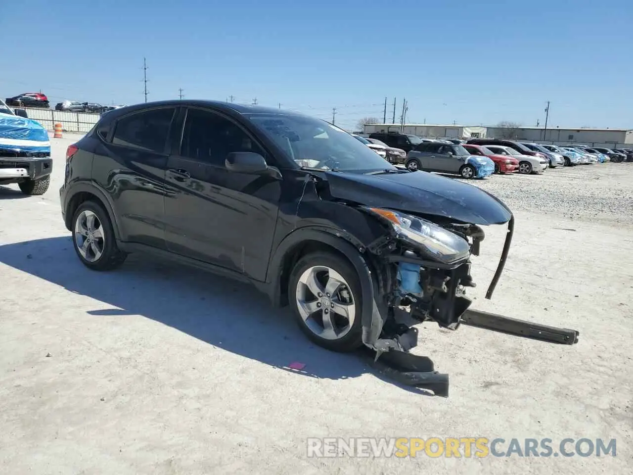 4 fotografías del automóvil dañado 3CZRU5H33NM731365 HONDA HR-V 2022