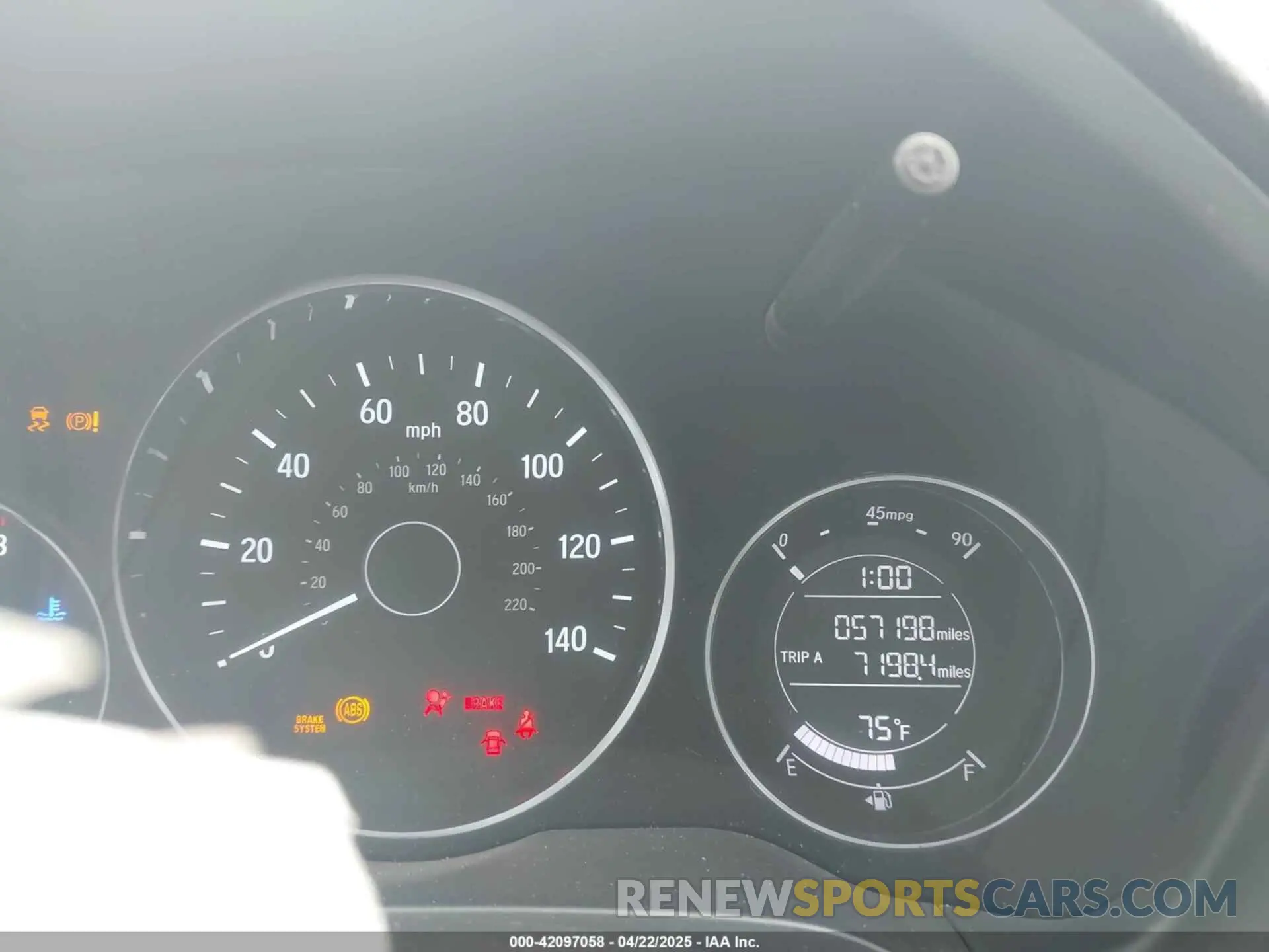 7 fotografías del automóvil dañado 3CZRU5H34NM704174 HONDA HR-V 2022