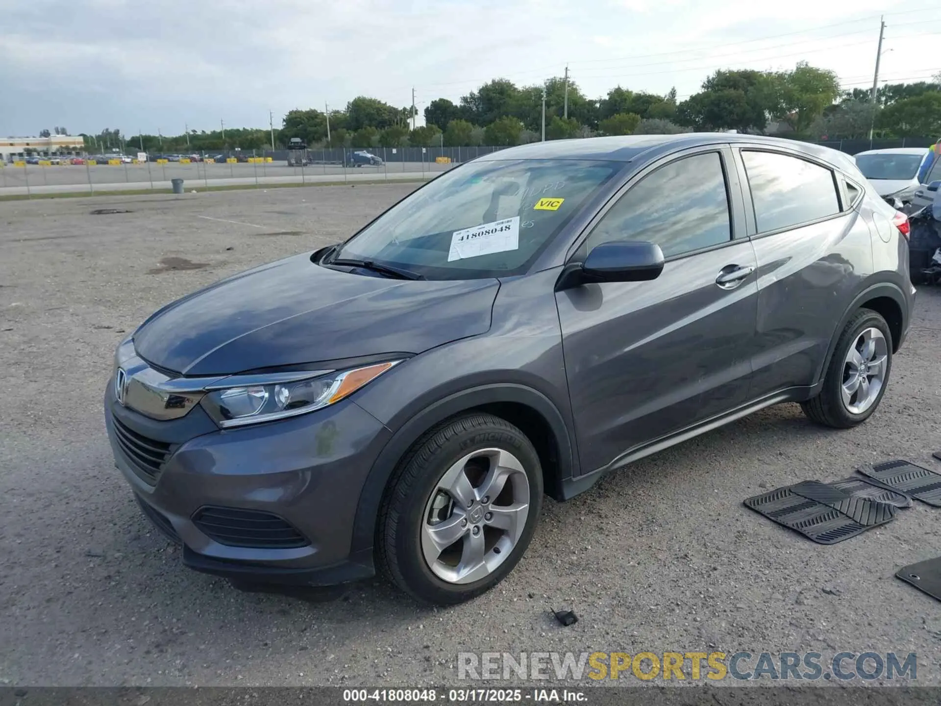 2 fotografías del automóvil dañado 3CZRU5H34NM708242 HONDA HR-V 2022