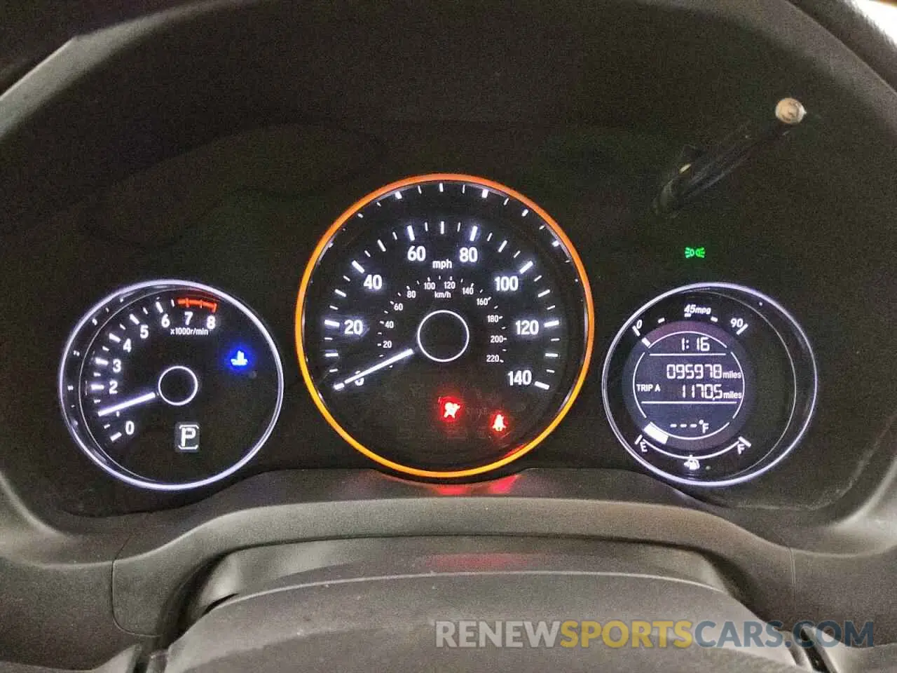 9 fotografías del automóvil dañado 3CZRU5H36NM707996 HONDA HR-V 2022