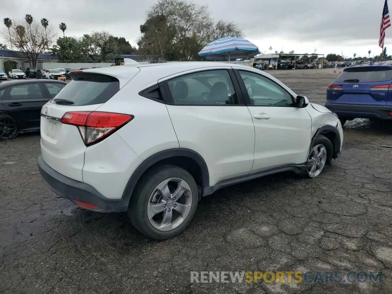 3 fotografías del automóvil dañado 3CZRU5H37NM701401 HONDA HR-V 2022