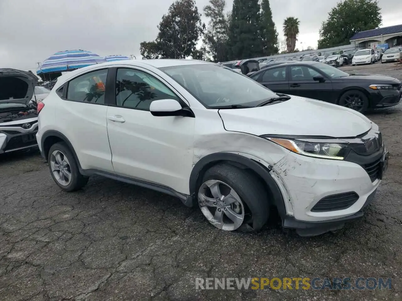 4 fotografías del automóvil dañado 3CZRU5H37NM701401 HONDA HR-V 2022